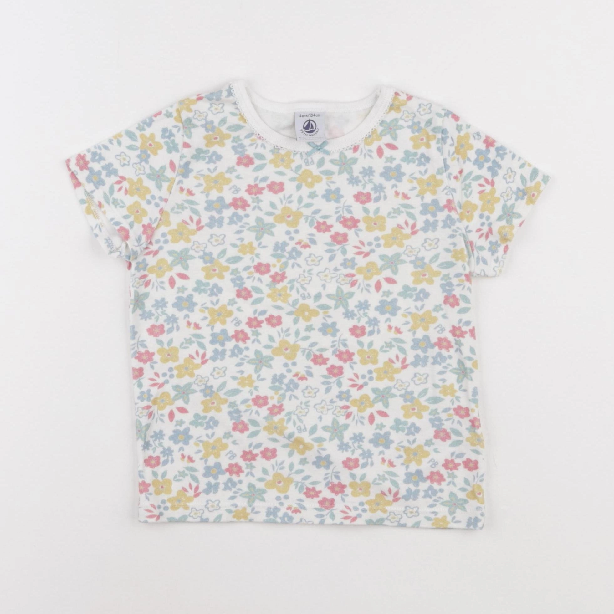 Petit Bateau - maillot de corps multicolore - 4 ans