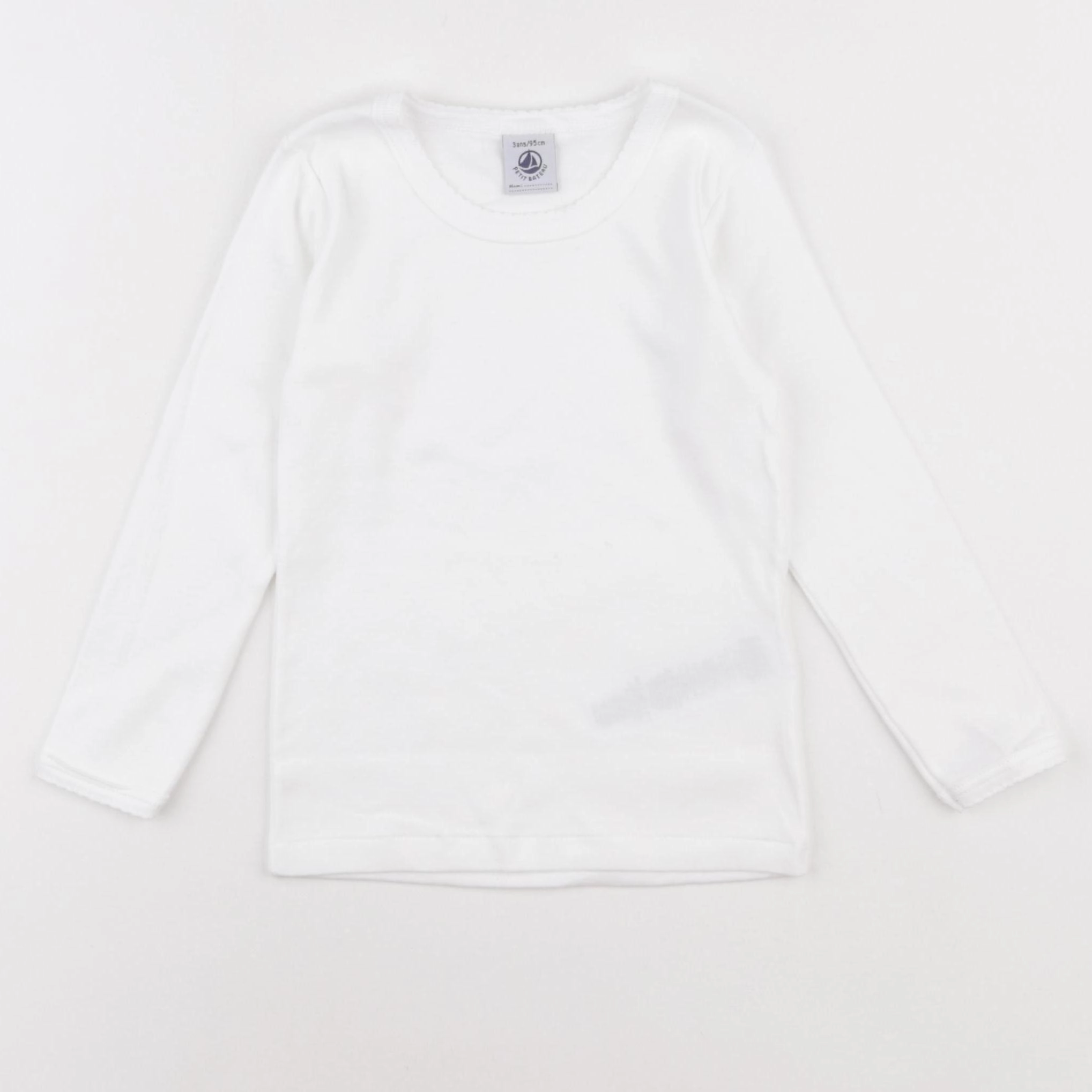 Petit Bateau - maillot de corps blanc - 3 ans
