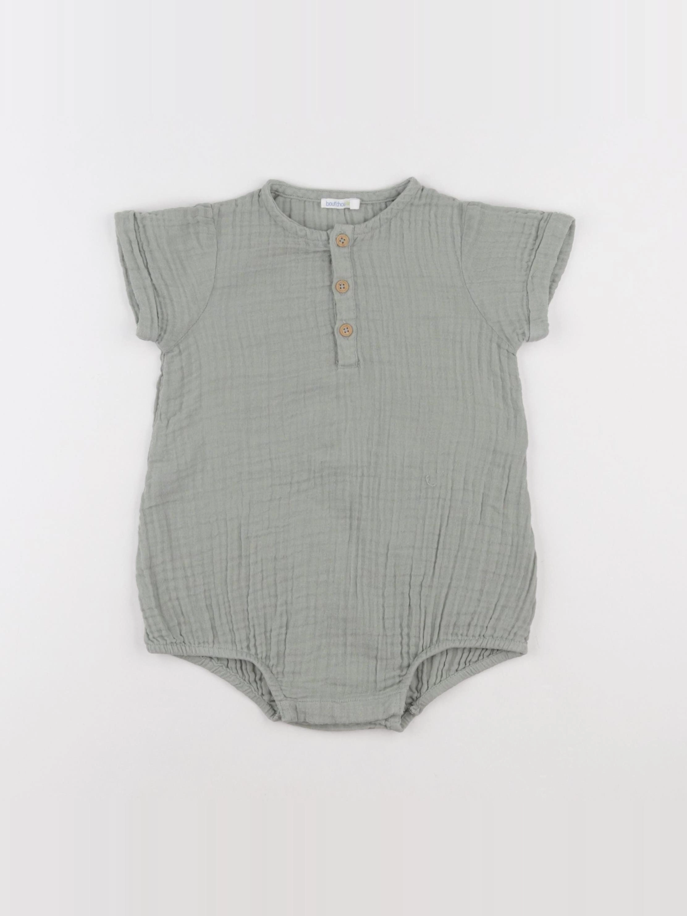 Boutchou - combinaison vert - 18 mois