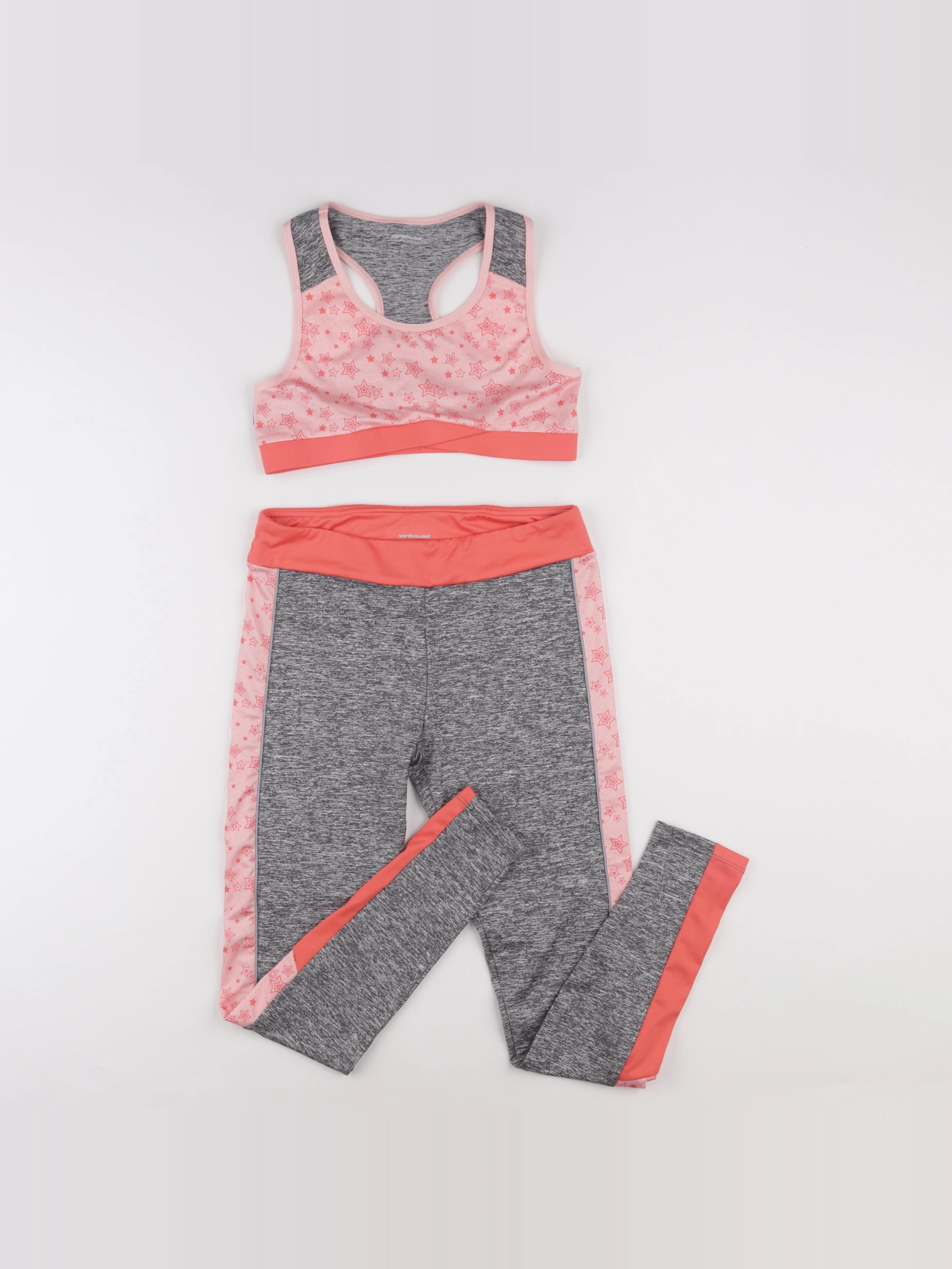 Vertbaudet - ensemble rose - 12 ans