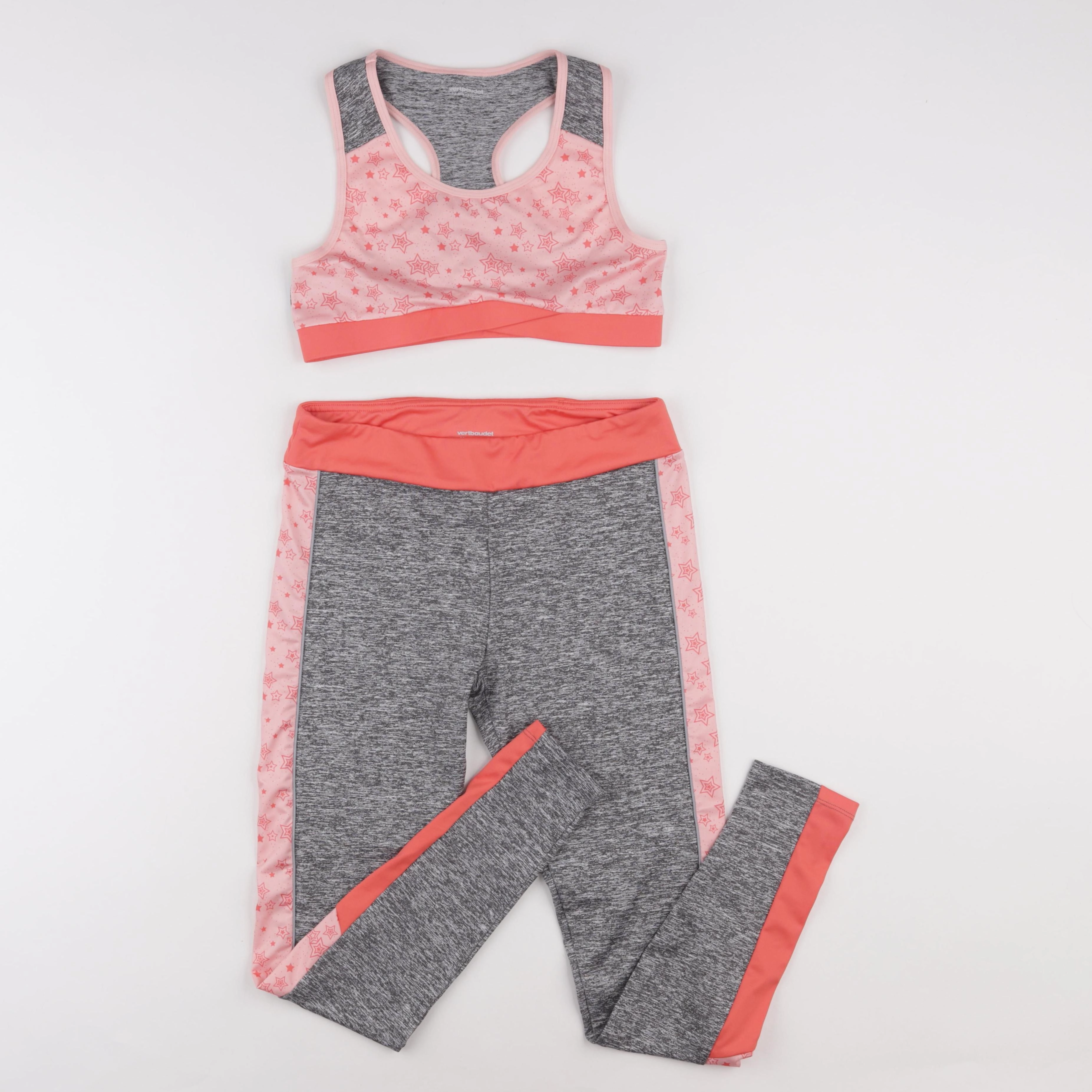 Vertbaudet - ensemble rose - 12 ans