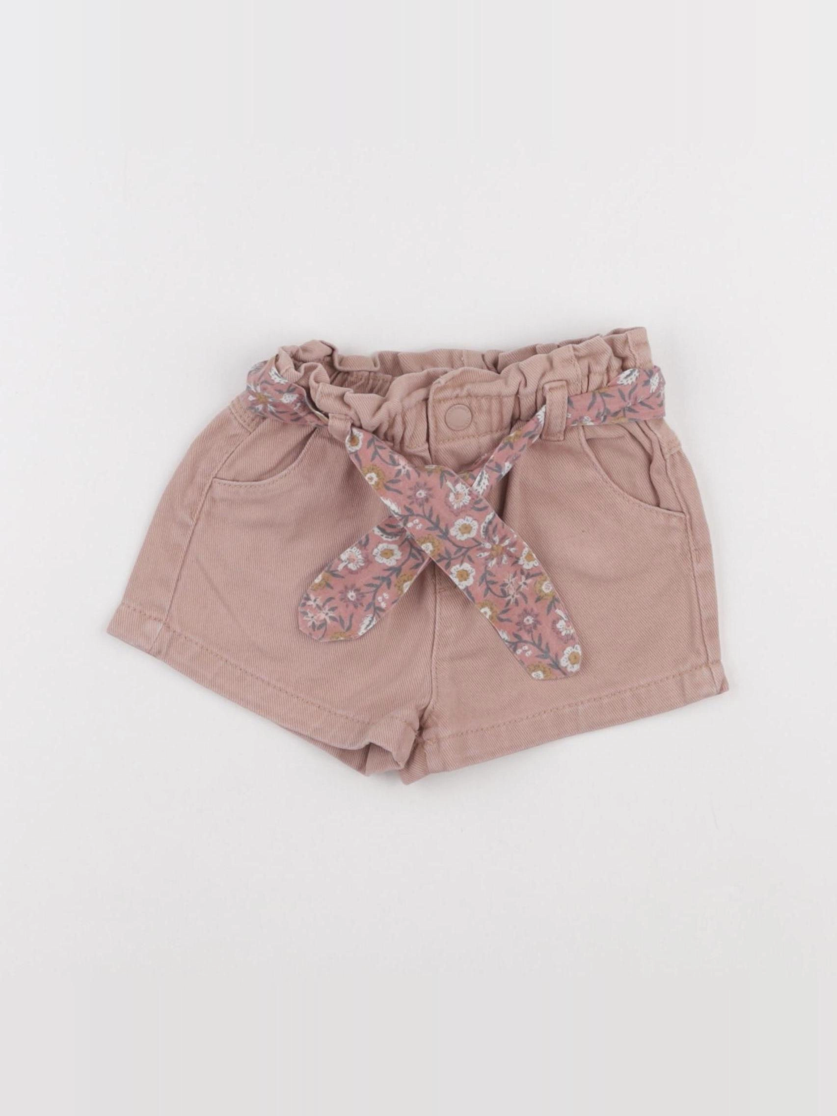 Vertbaudet - short marron - 2 ans