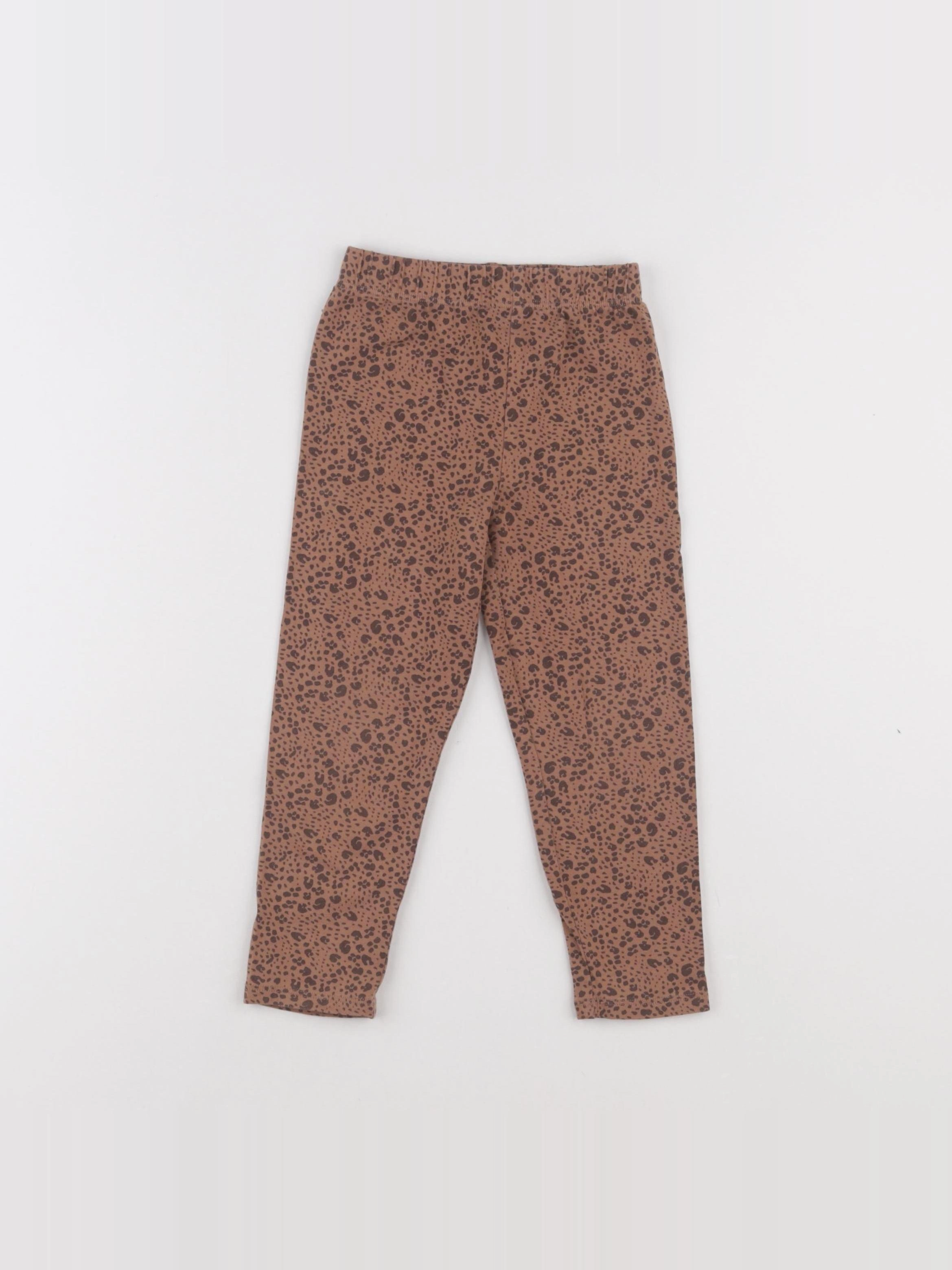 Vertbaudet - legging marron - 3 ans