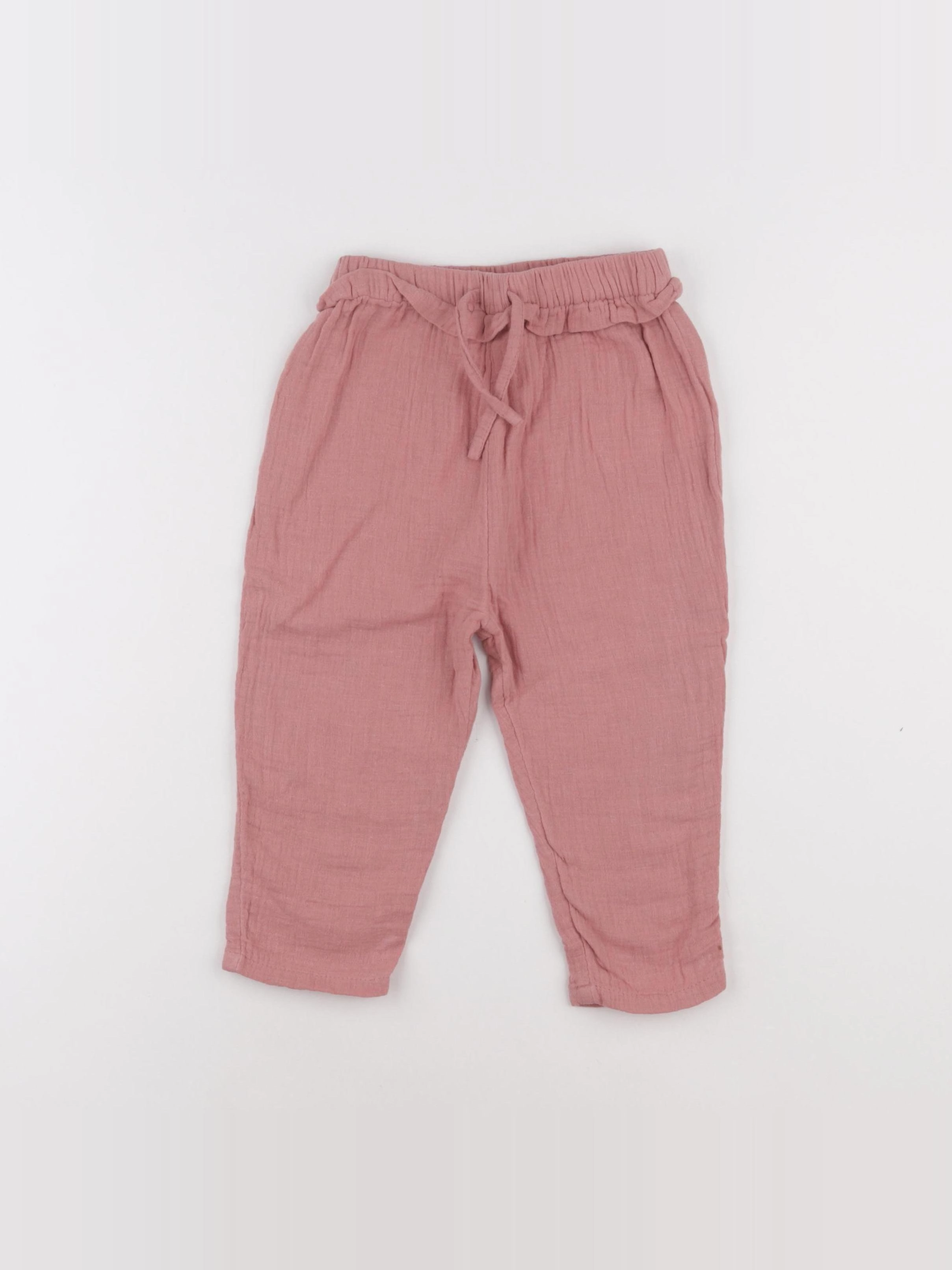 Vertbaudet - pantalon rose - 18/24 mois