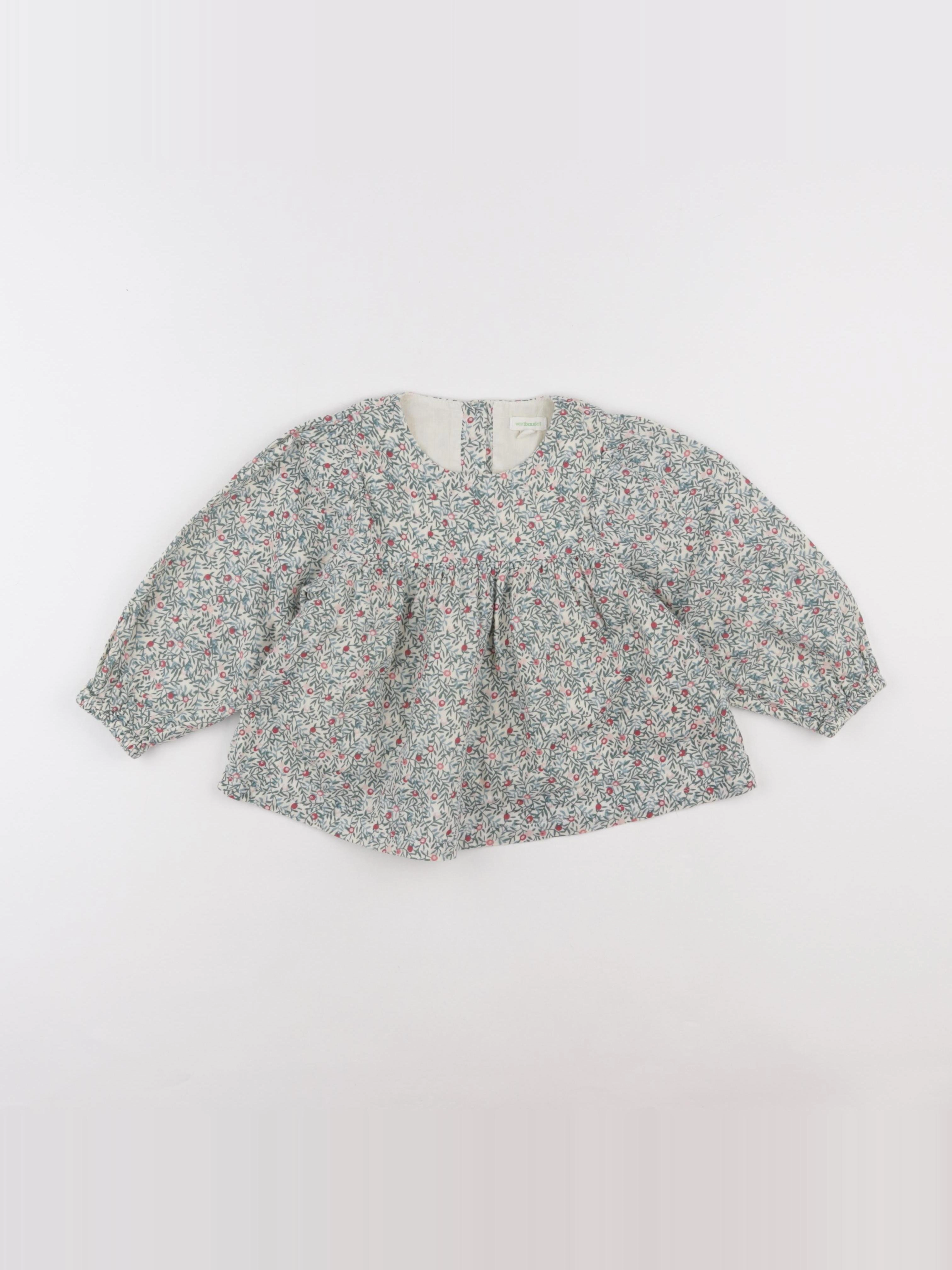 Vertbaudet - blouse vert - 36 mois