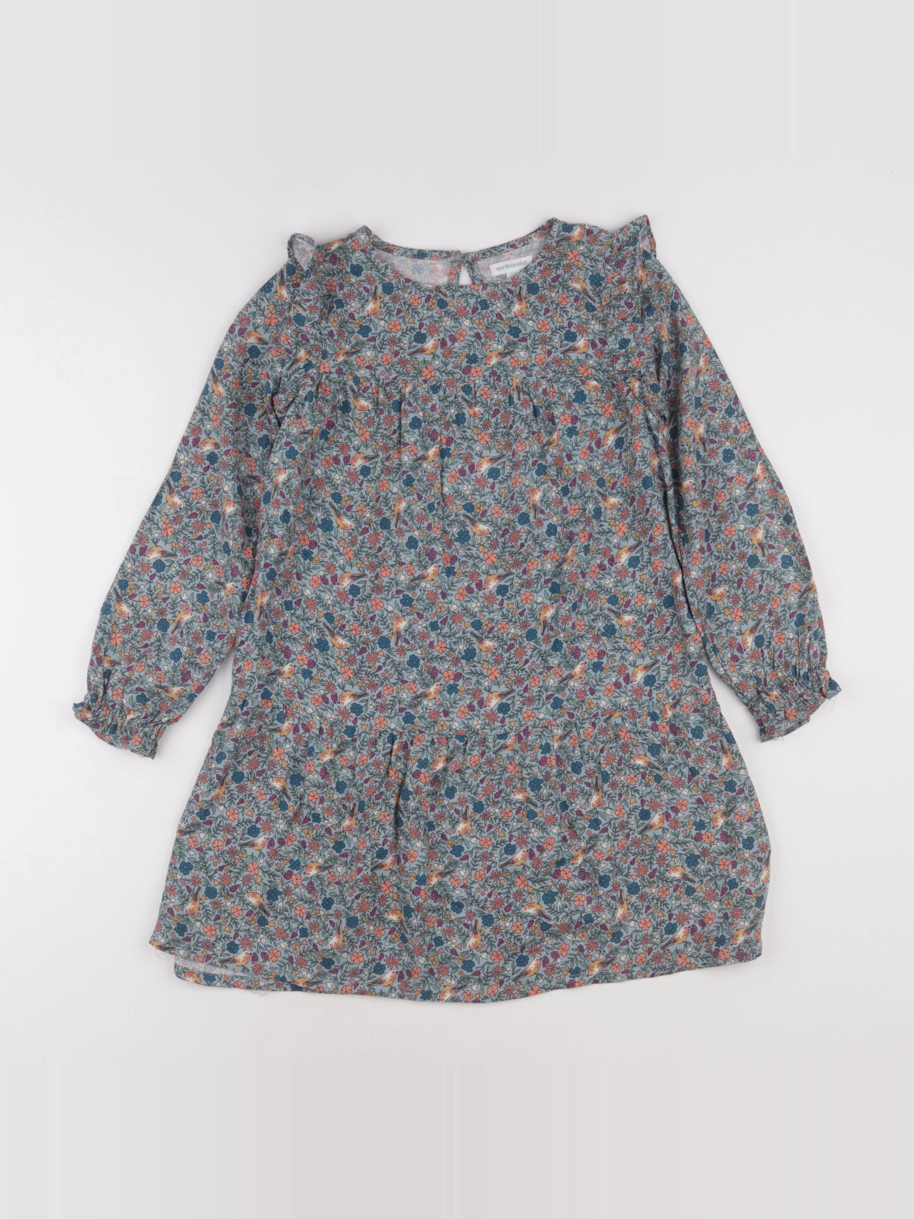 Vertbaudet - robe bleu - 7 ans