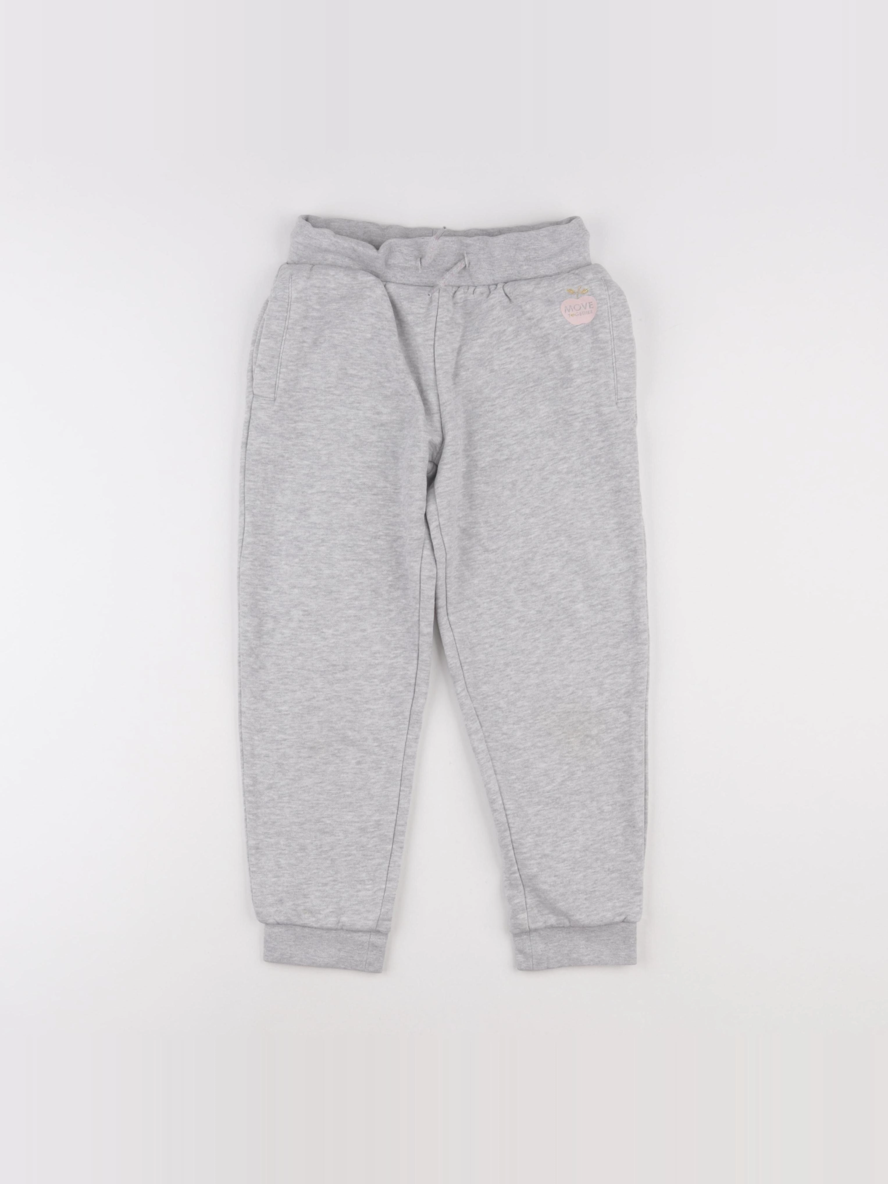 Vertbaudet - jogging gris - 8 ans