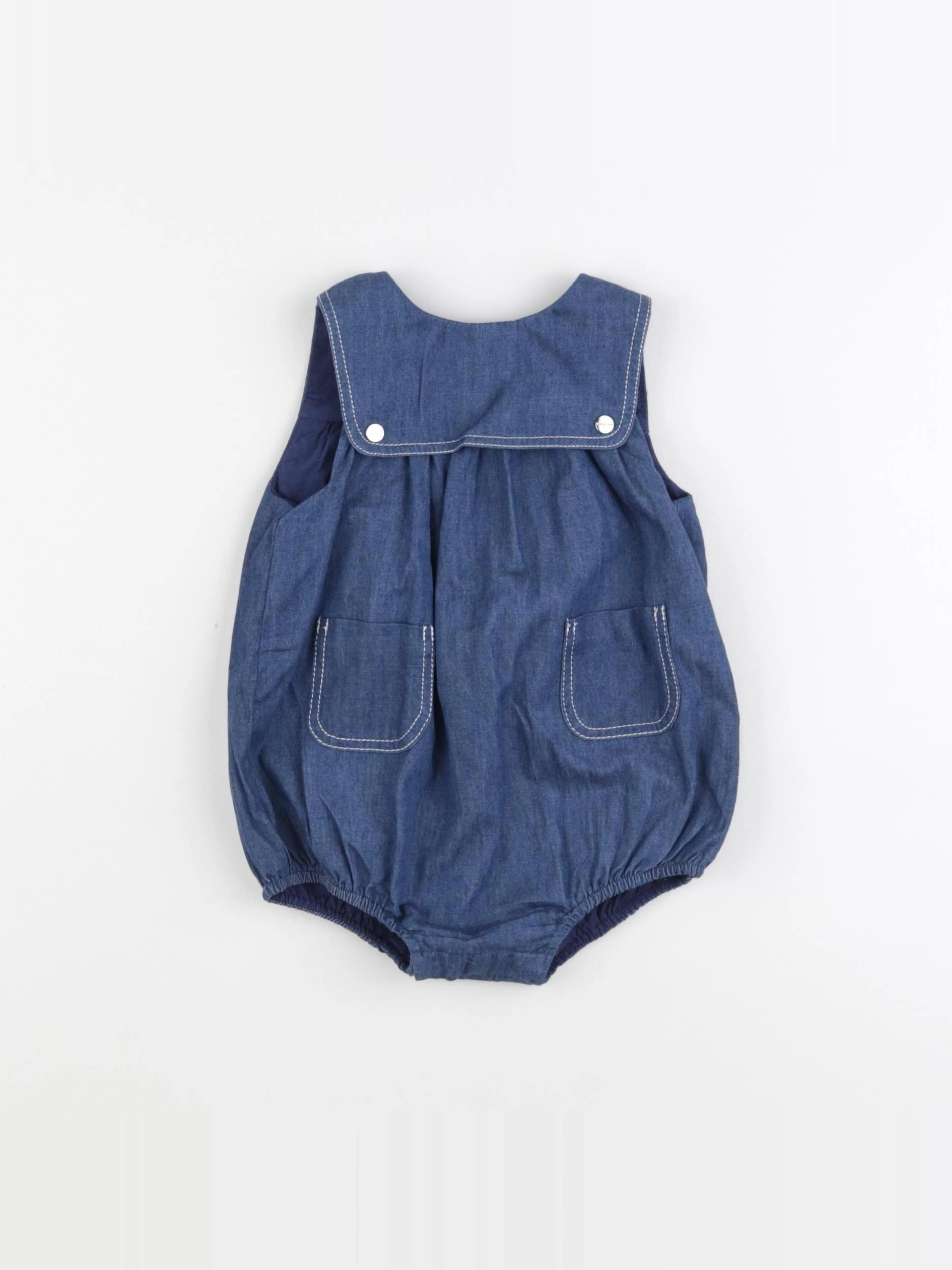 Jacadi - combinaison bleu - 6 mois