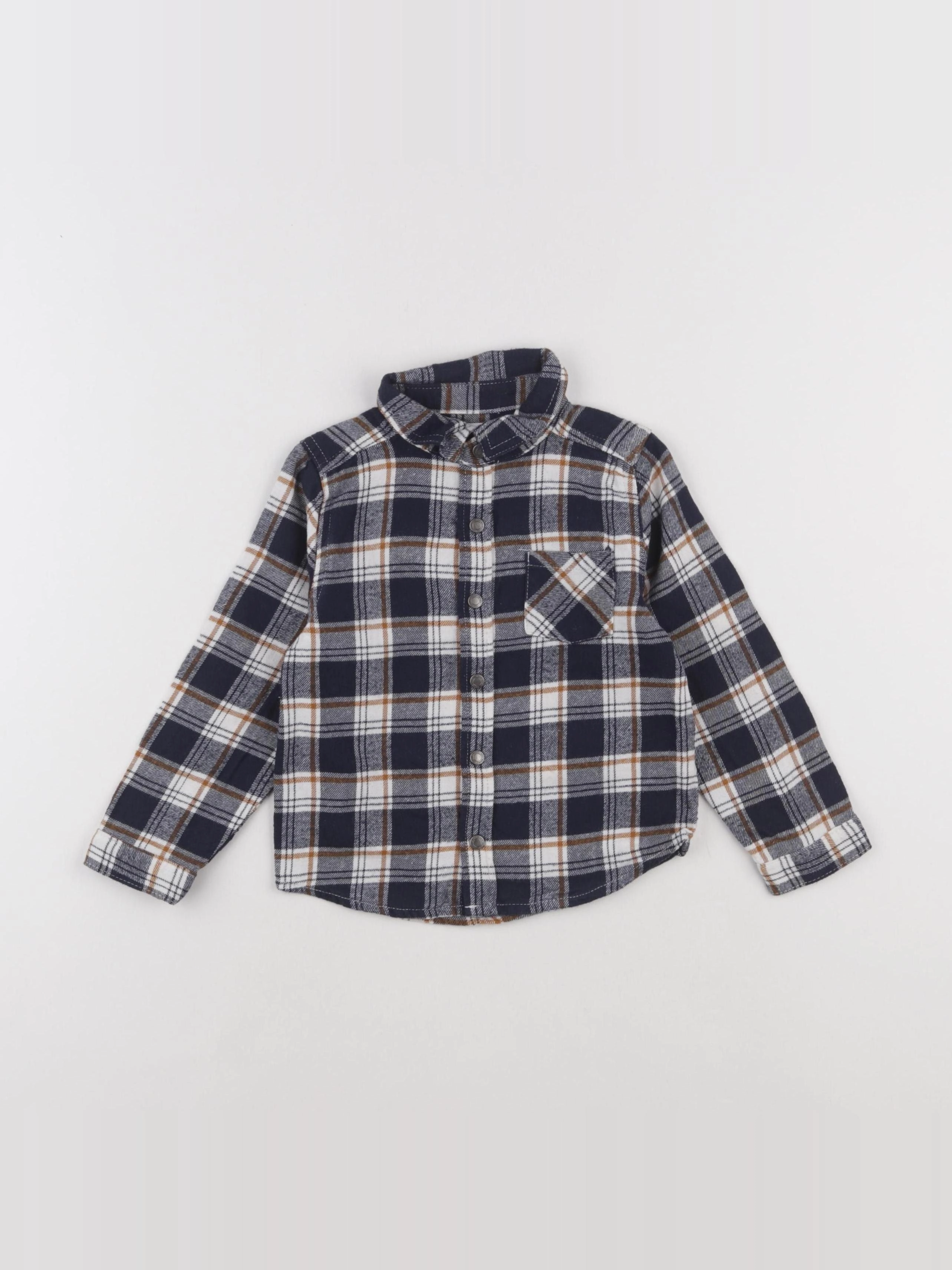 Vertbaudet - chemise bleu - 36 mois