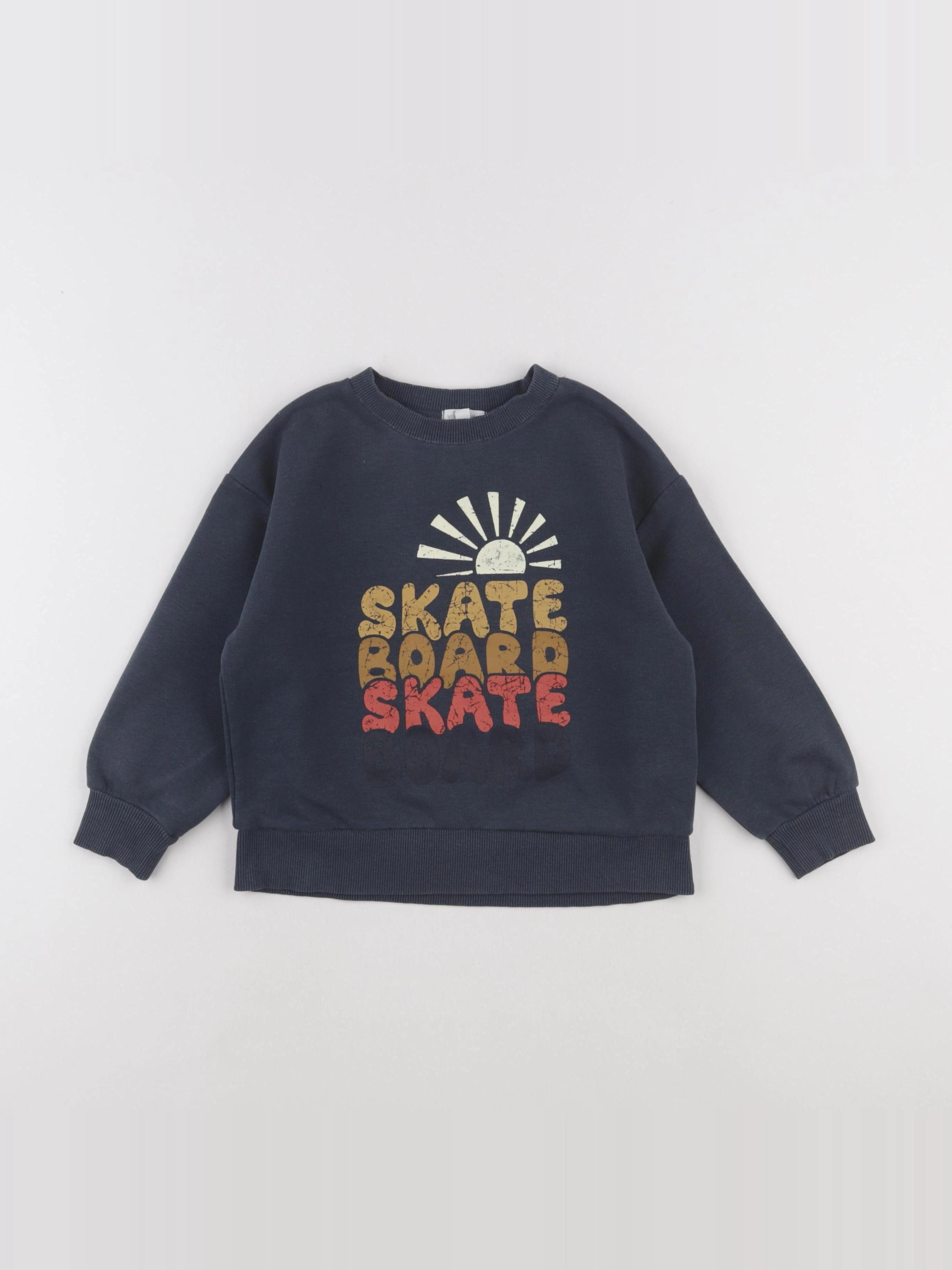 Vertbaudet - sweat gris - 4 ans