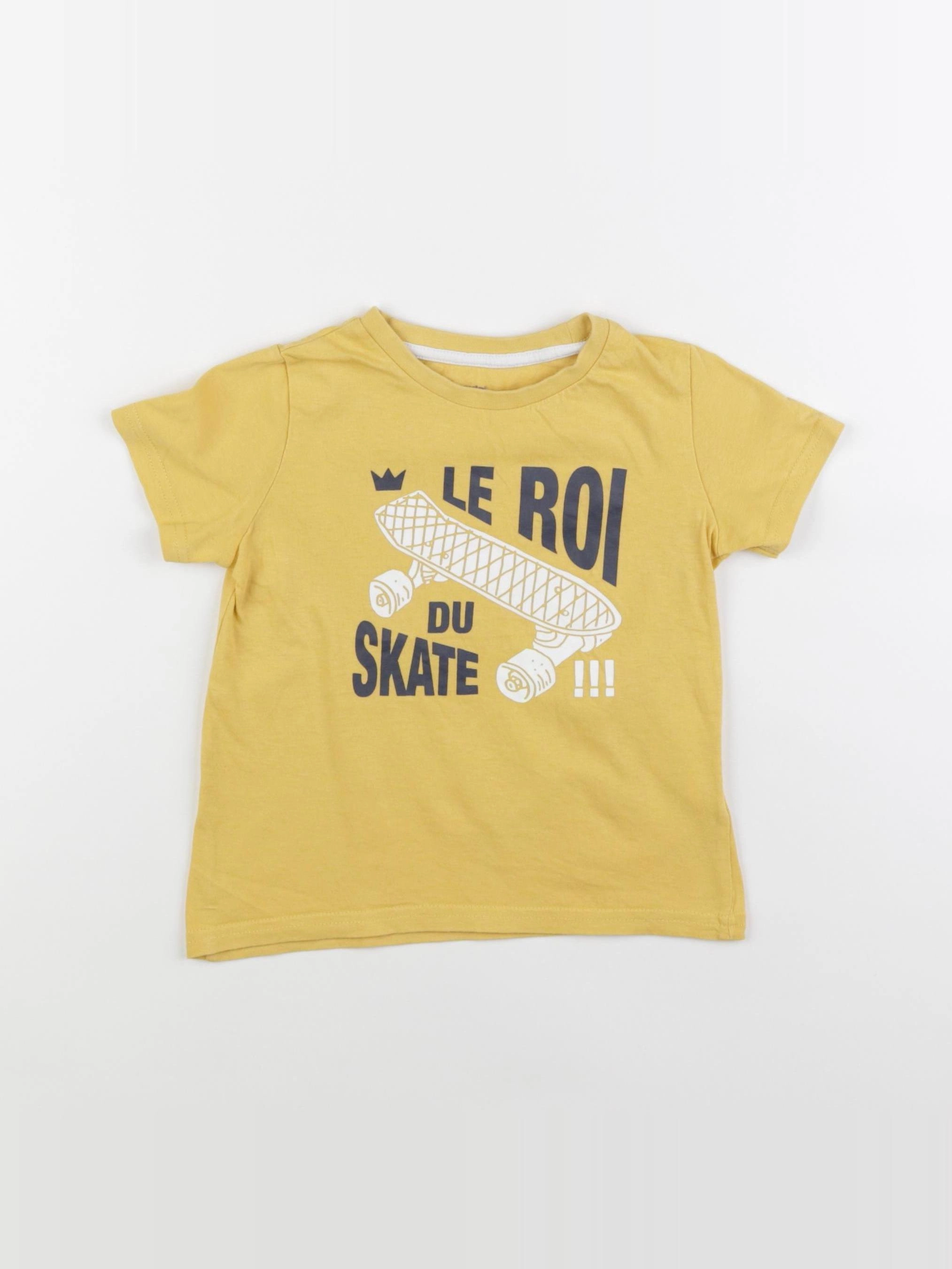 Vertbaudet - tee-shirt jaune - 3 ans
