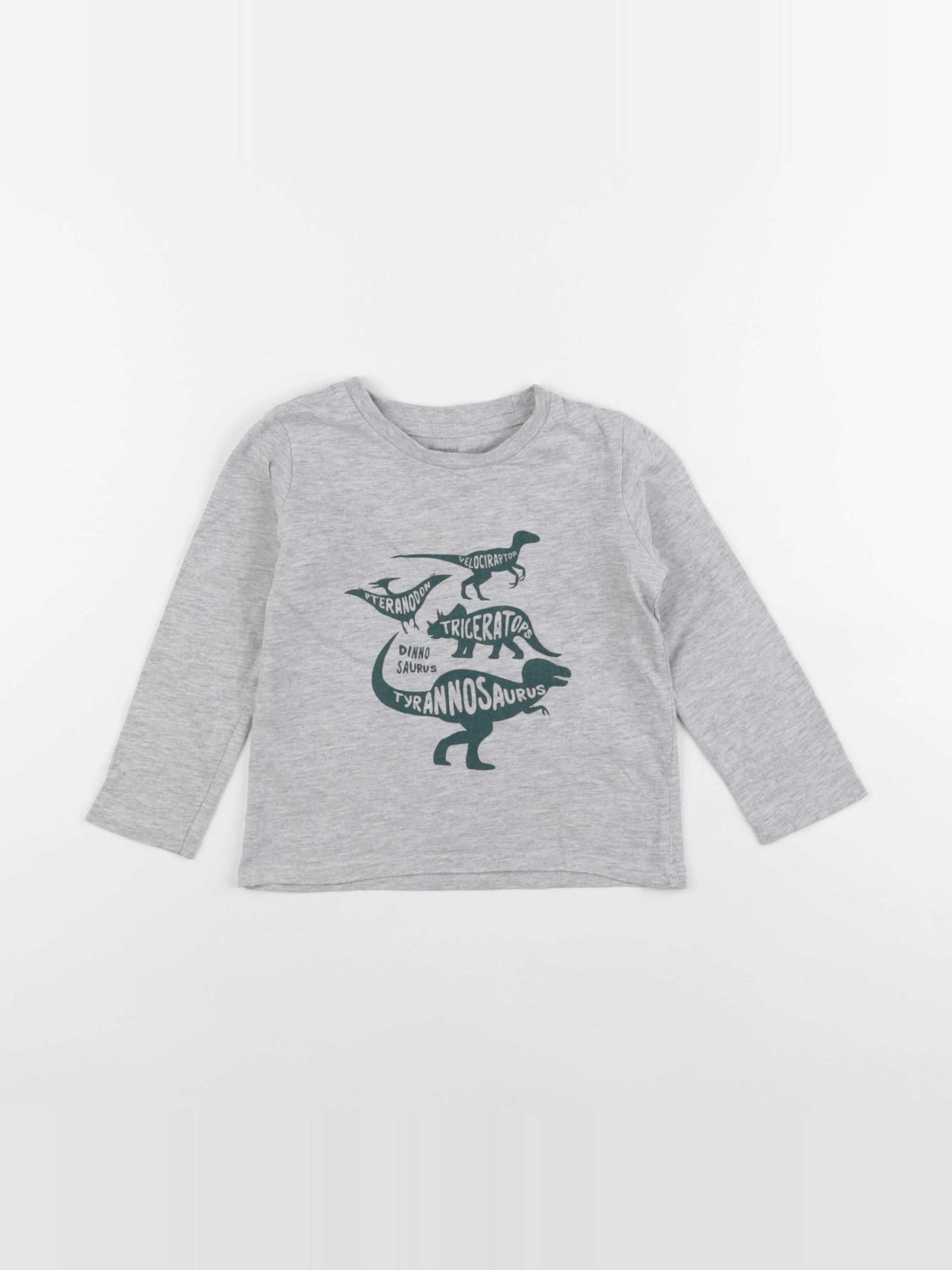 Vertbaudet - tee-shirt gris - 3 ans