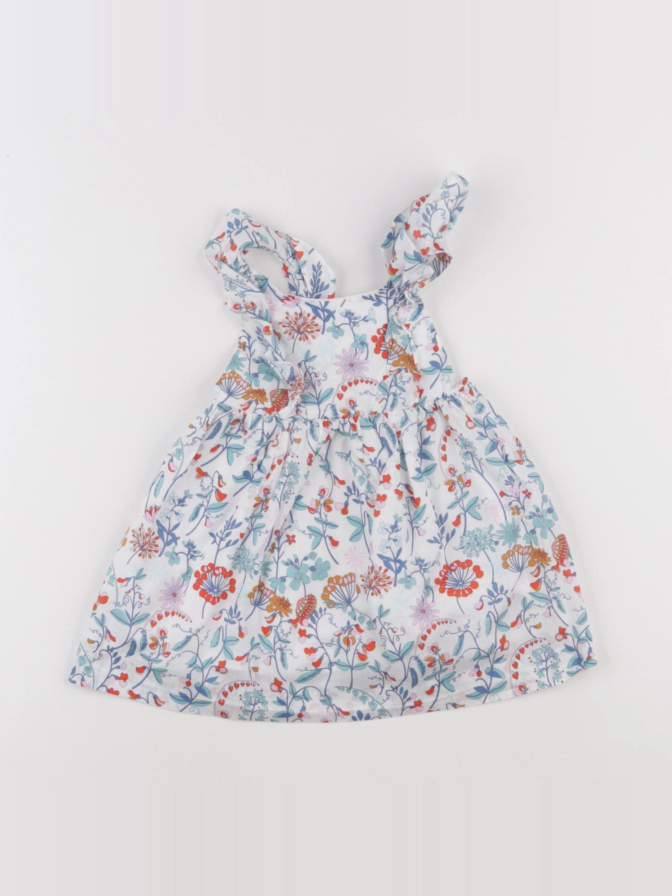Jacadi - robe liberty multicolore - 18 mois