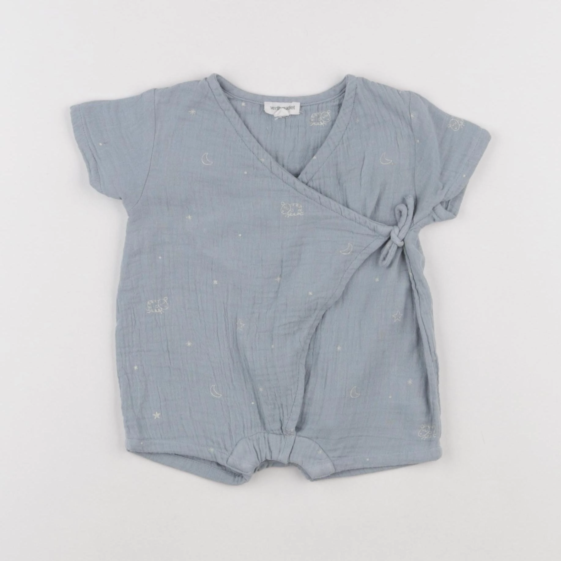 Vertbaudet - combinaison bleu - 3 mois