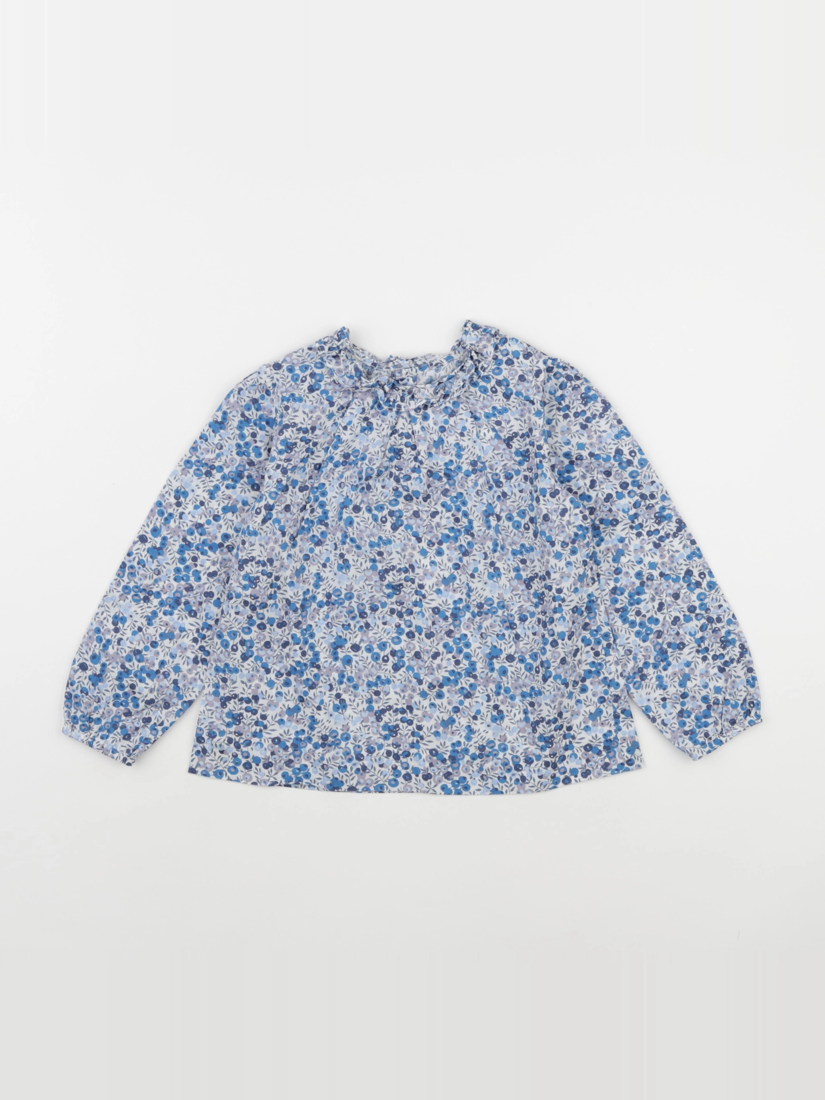 Jacadi - blouse liberty bleu - 5 ans