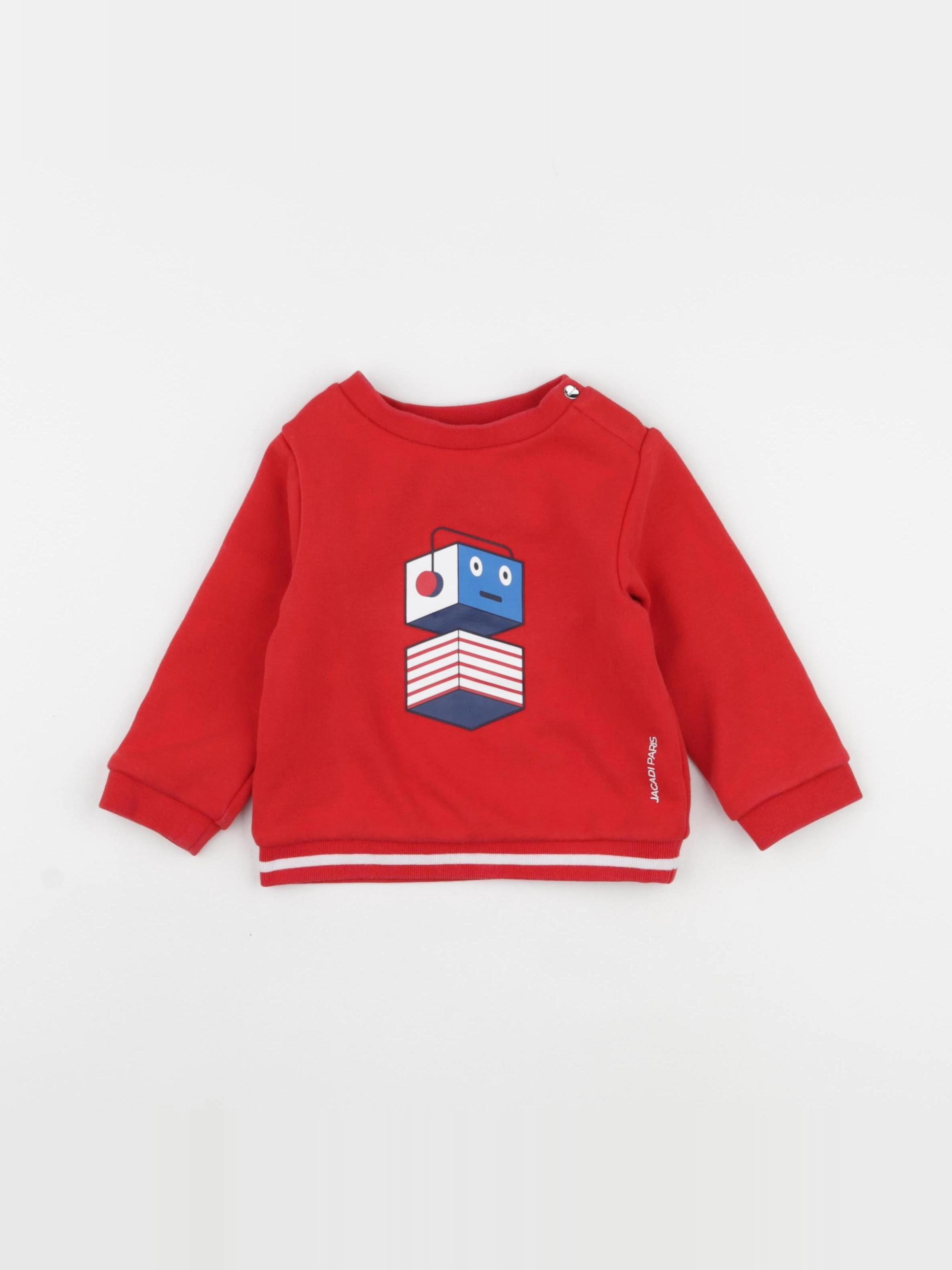 Jacadi - sweat rouge - 18 mois