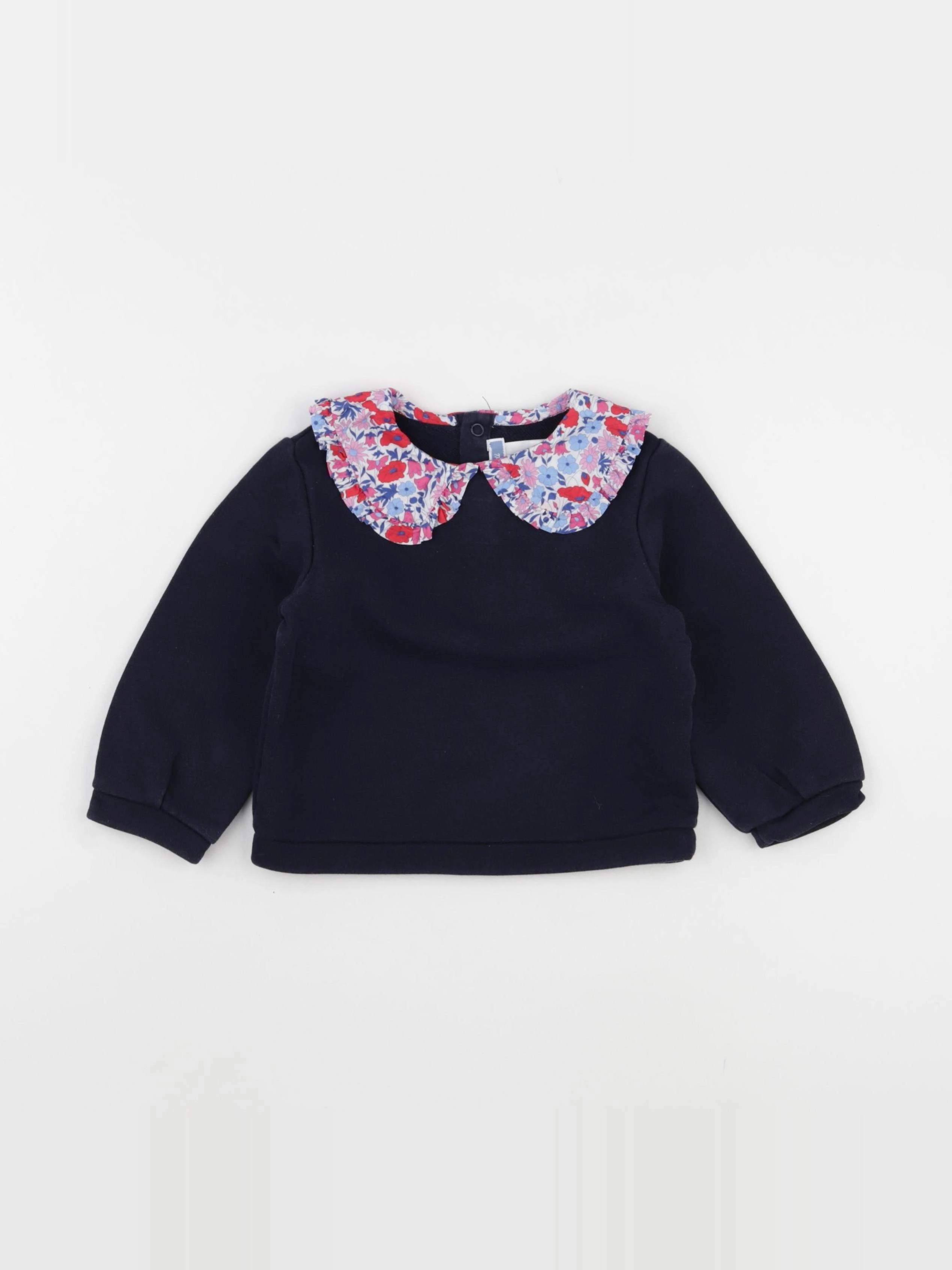 Jacadi - sweat bleu - 24 mois