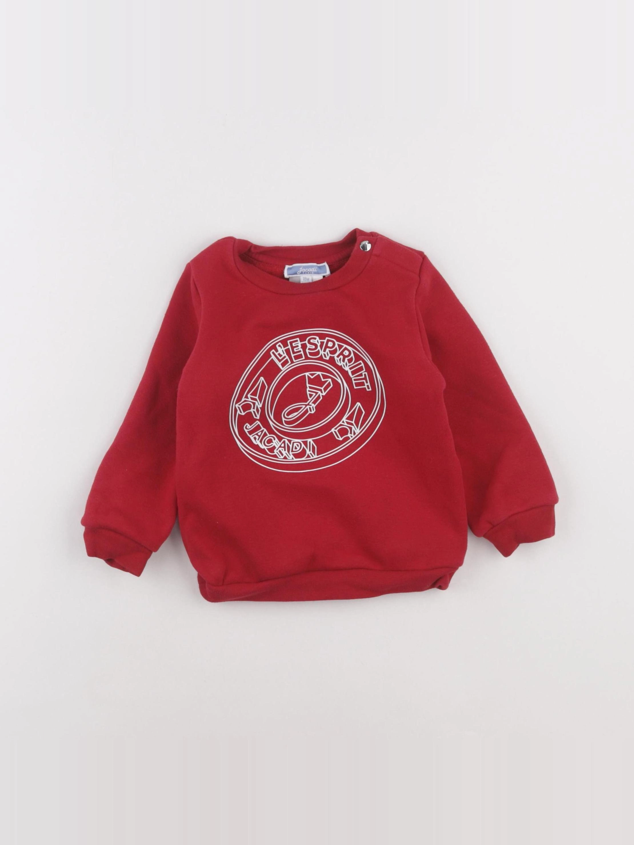 Jacadi - sweat rouge - 18 mois