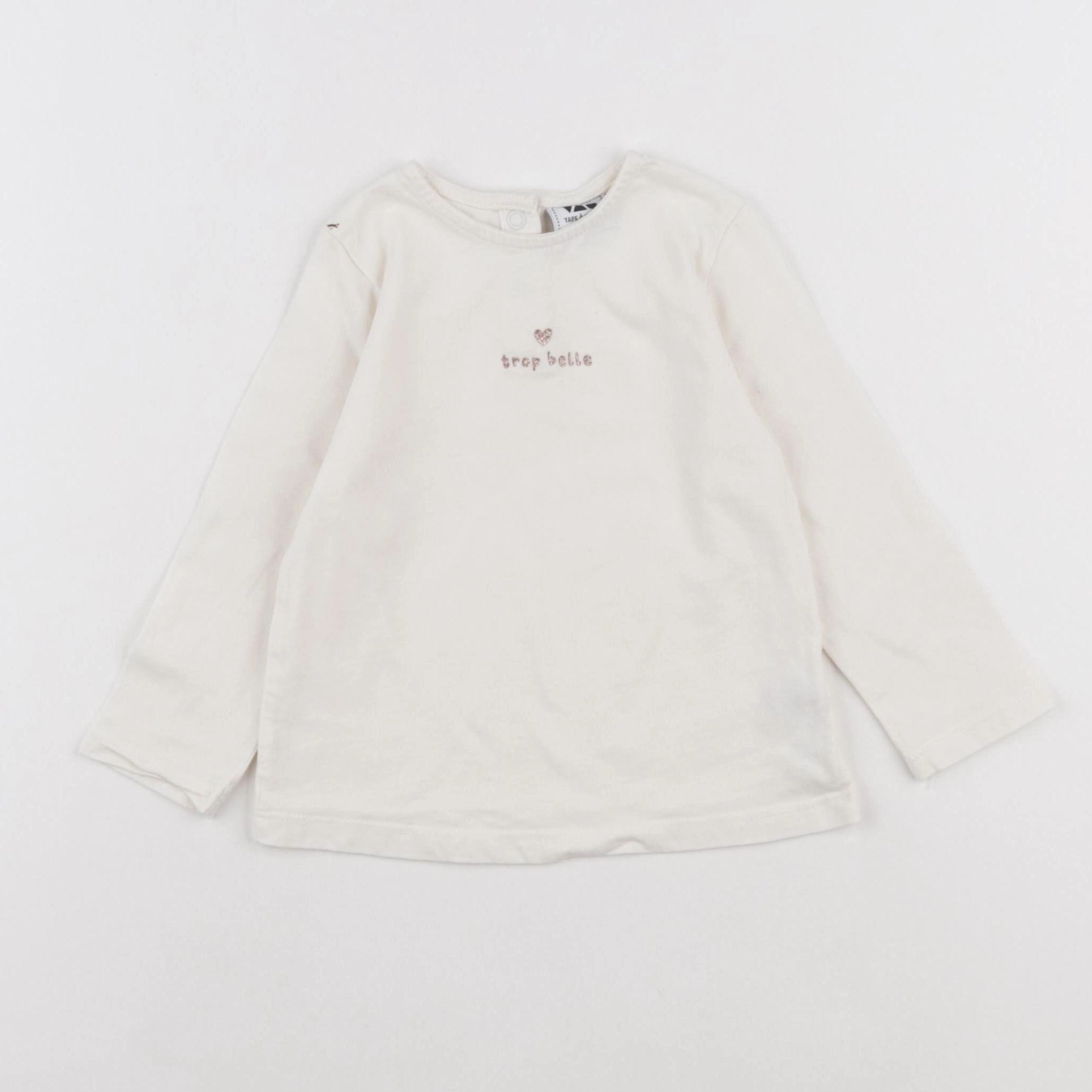 Tape à l'oeil - tee-shirt beige - 24 mois