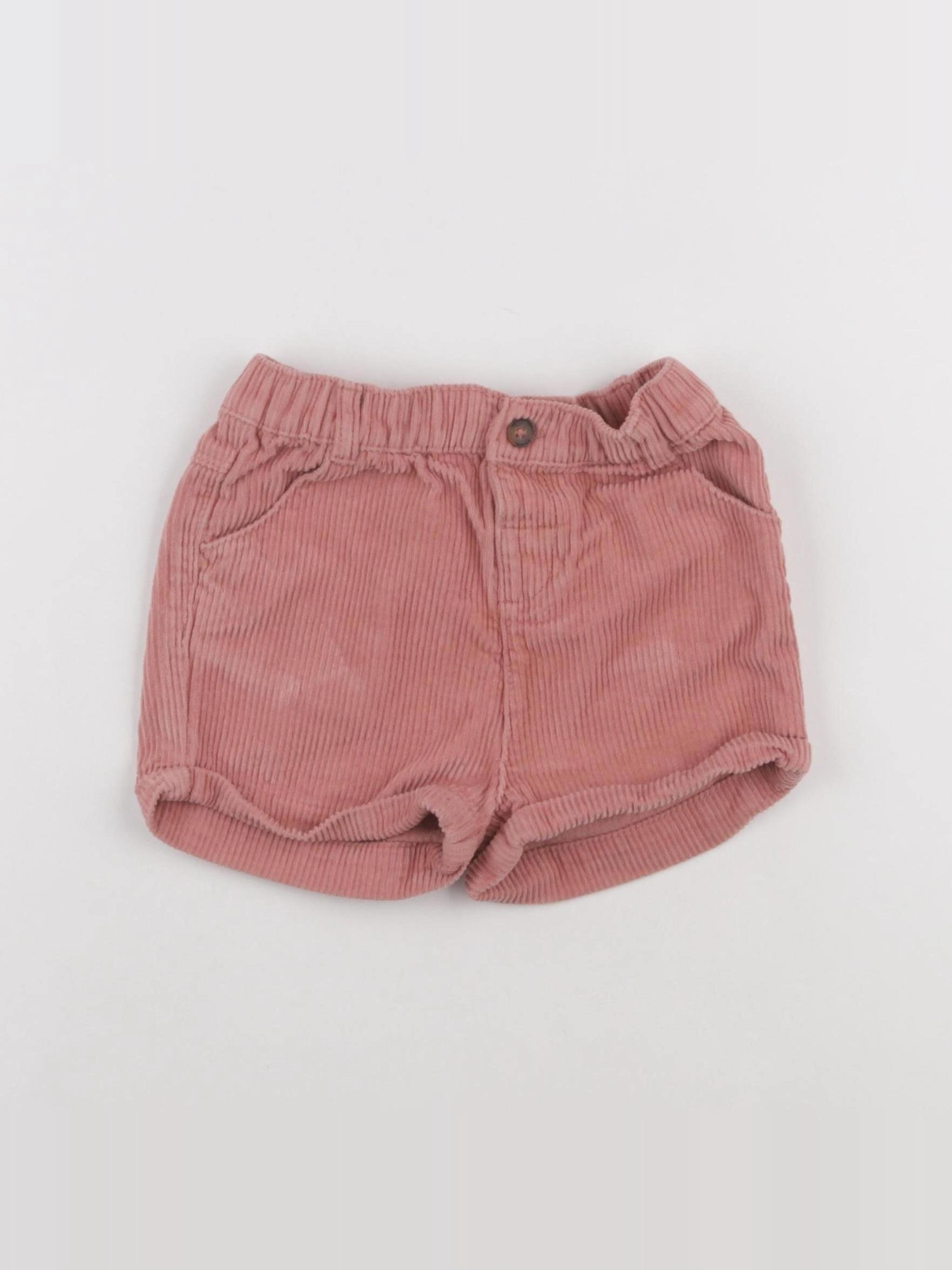 Vertbaudet - short rose - 24 mois