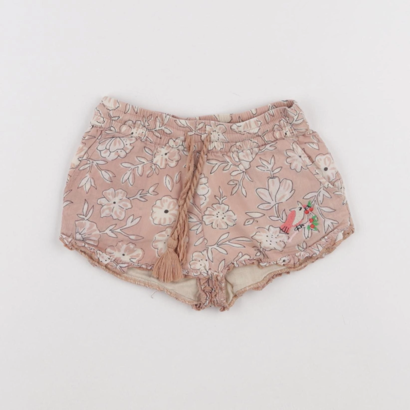 Emile et Ida - short rose - 2 ans
