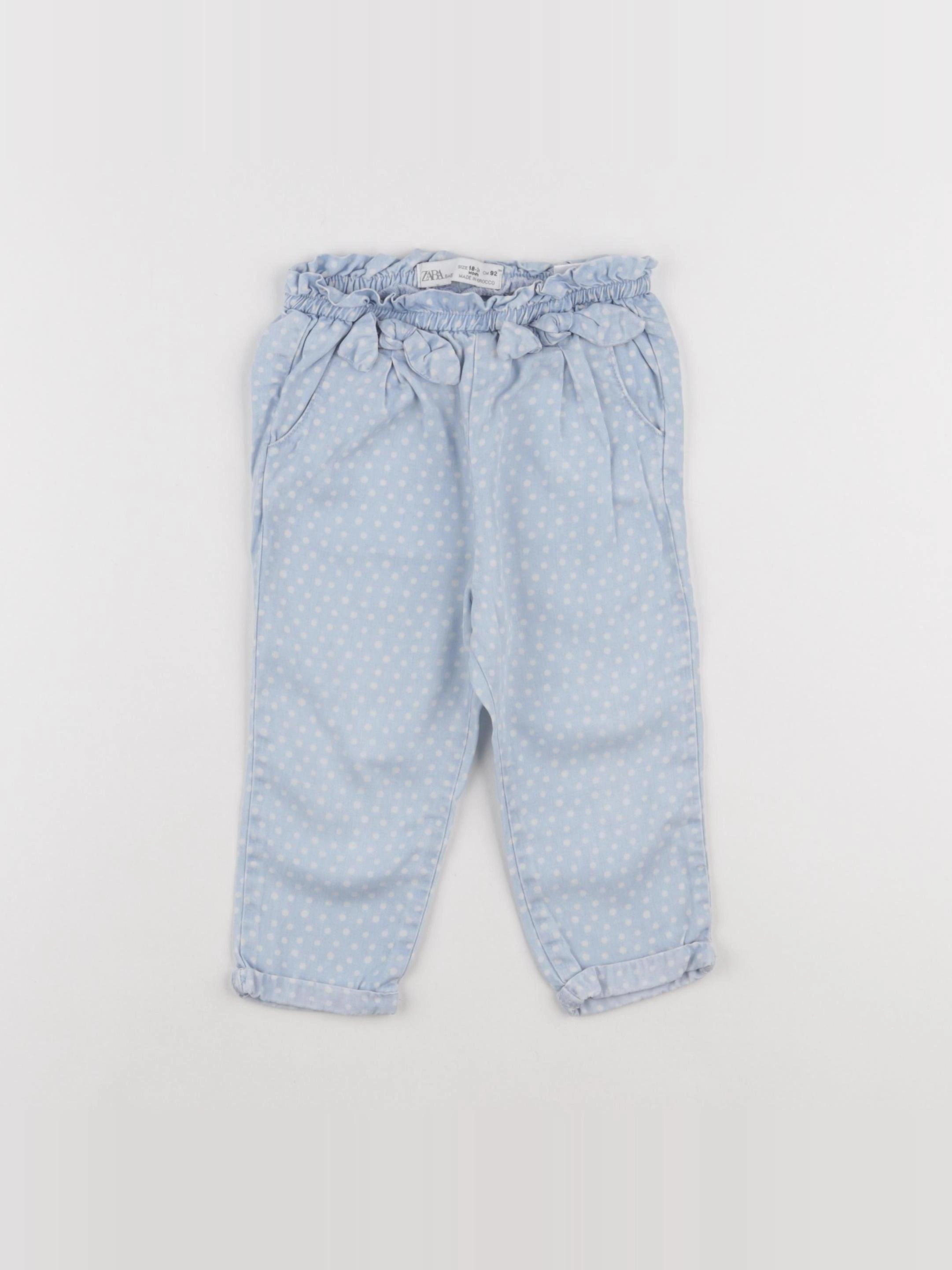 Zara - sarouel bleu - 18/24 mois