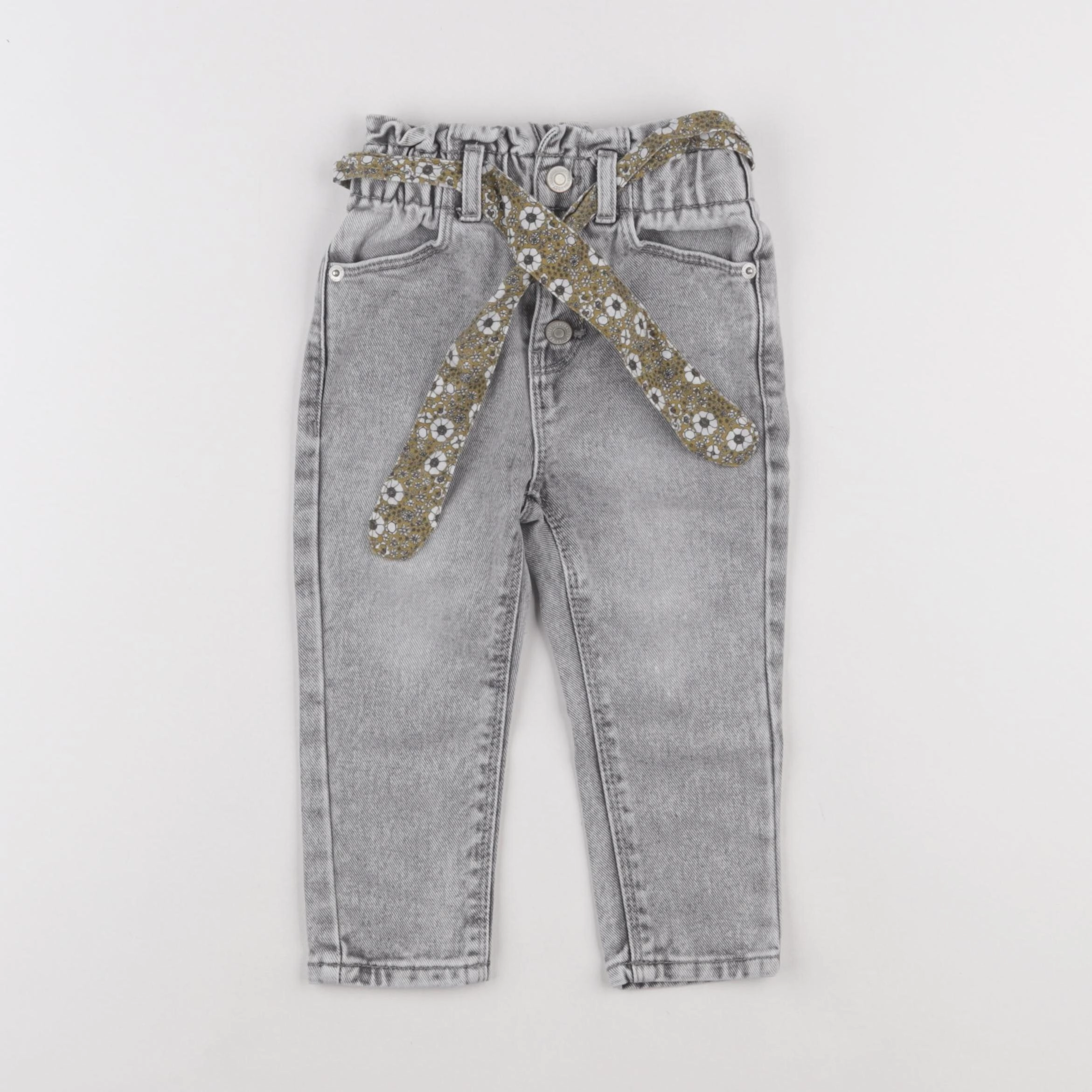 Vertbaudet - jean gris - 2 ans