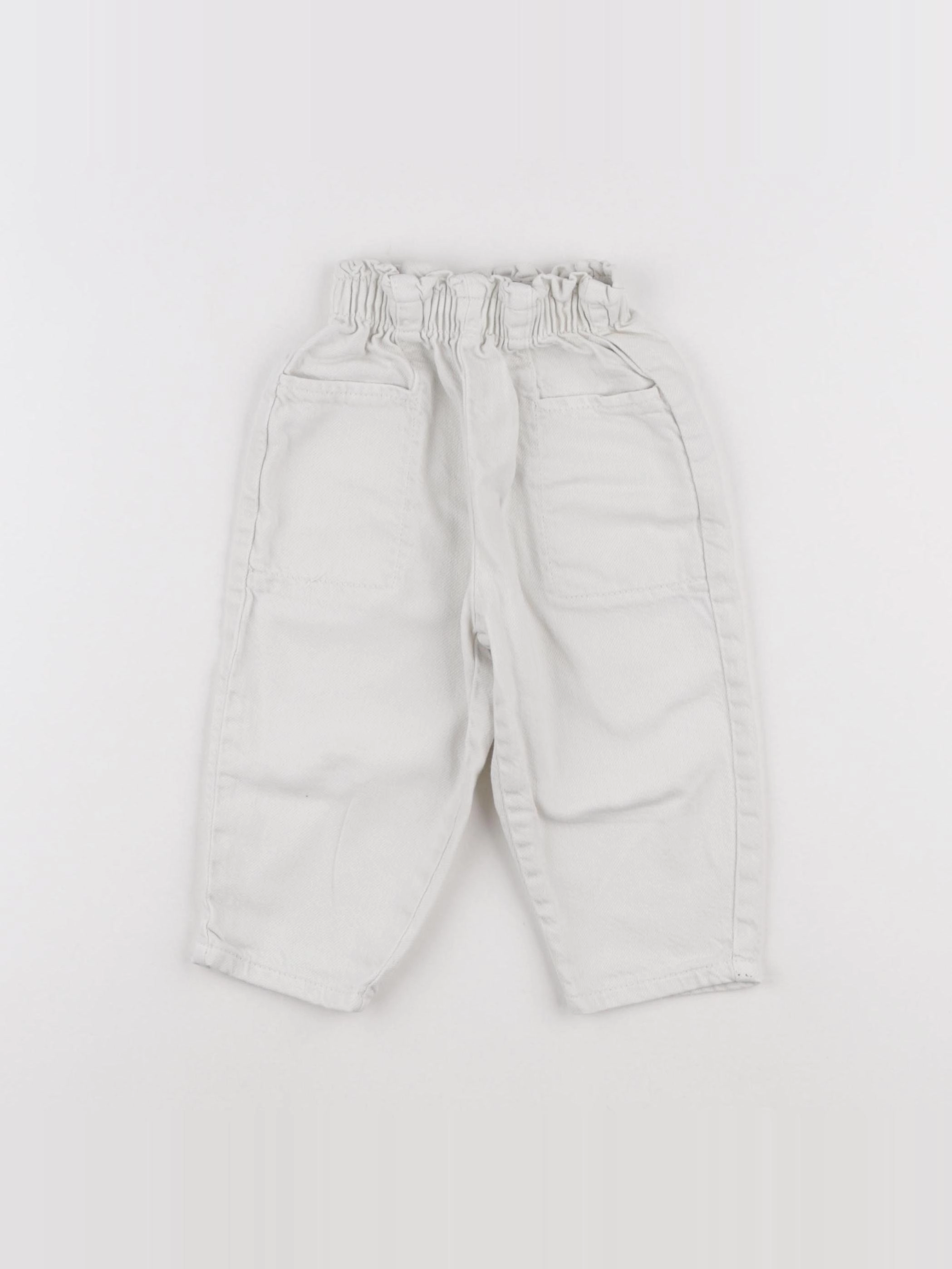 Zara - pantalon beige - 12/18 mois