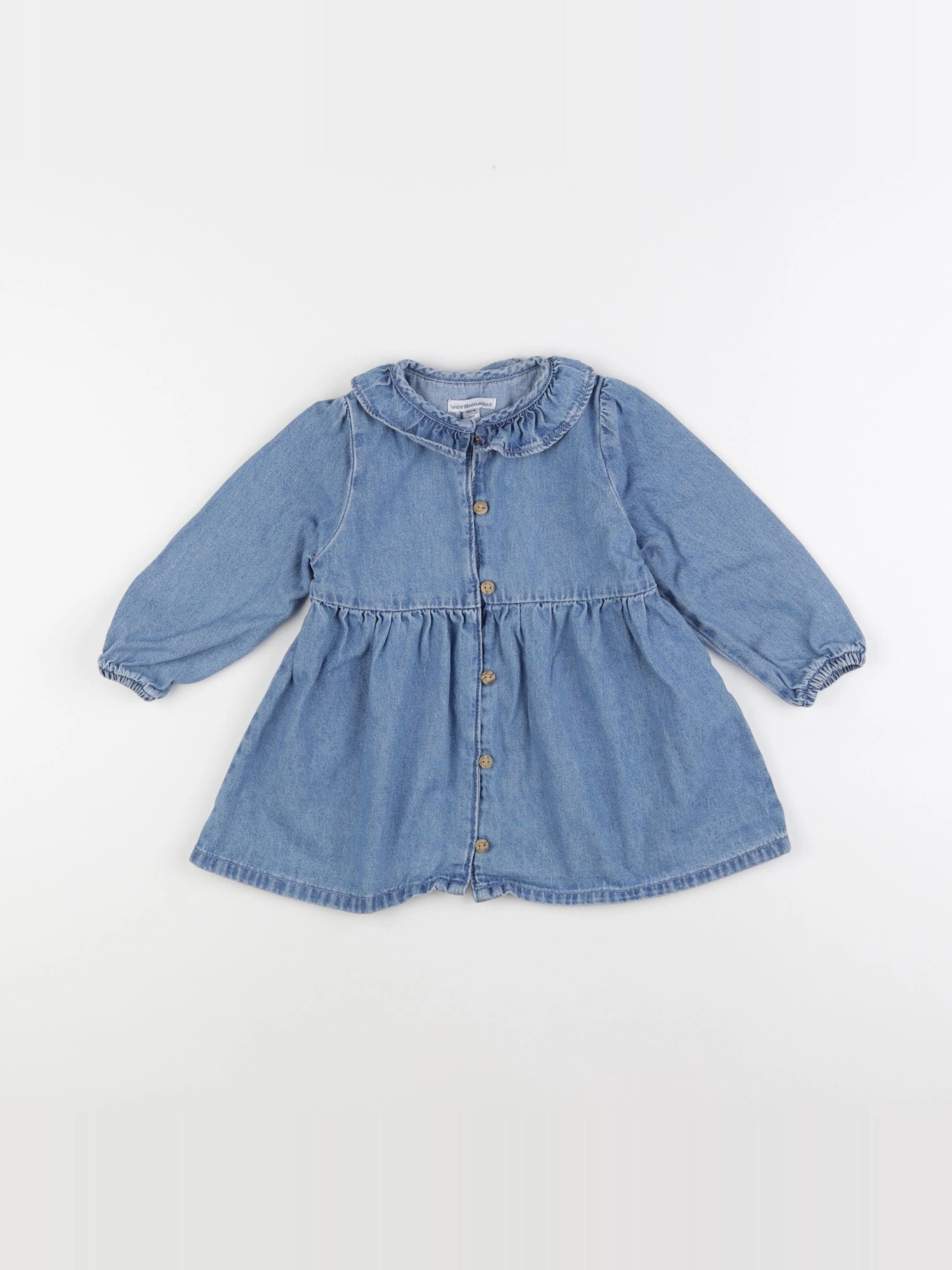 Vertbaudet - robe bleu - 24 mois