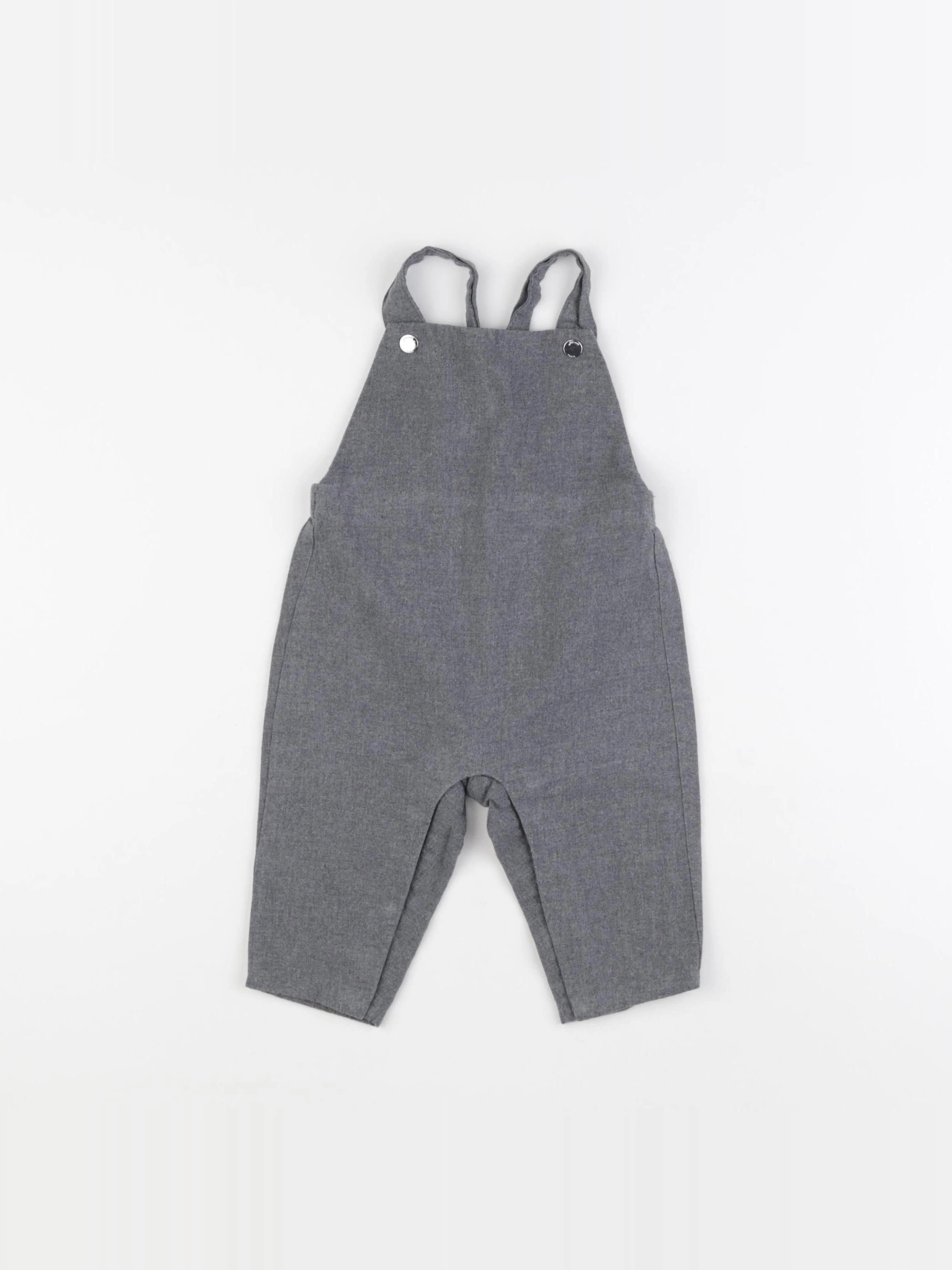 Jacadi - salopette gris - 6 mois