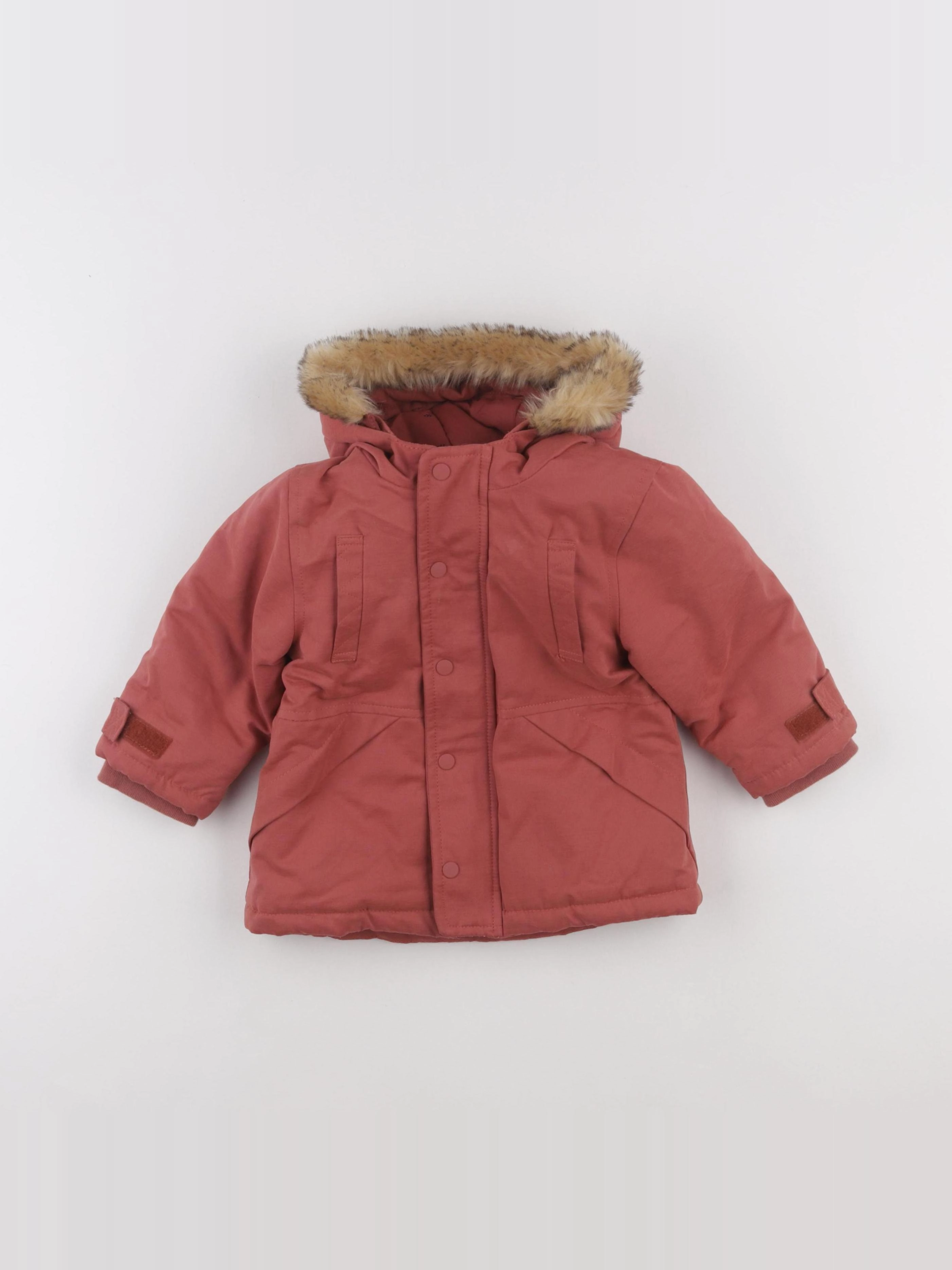 Vertbaudet - parka rose - 18 mois