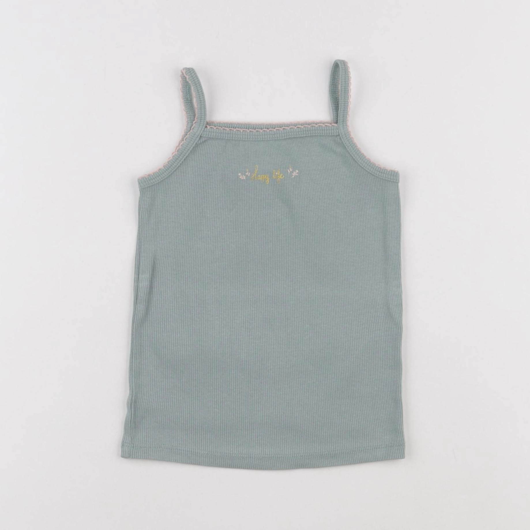 Vertbaudet - maillot de corps vert - 4 ans