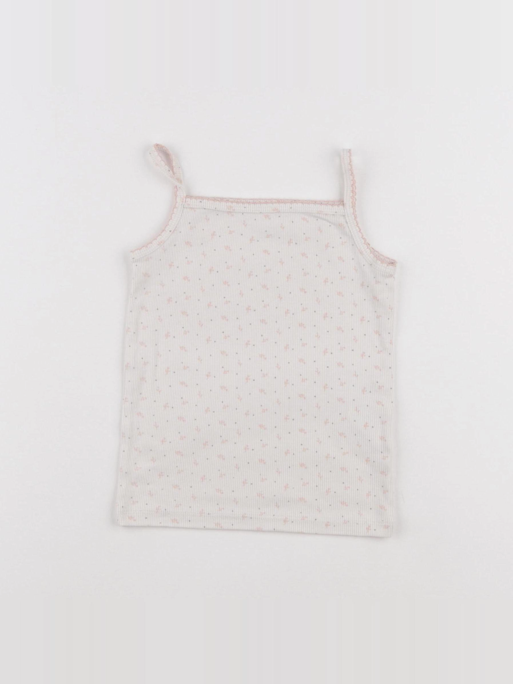 Vertbaudet - maillot de corps beige - 4 ans