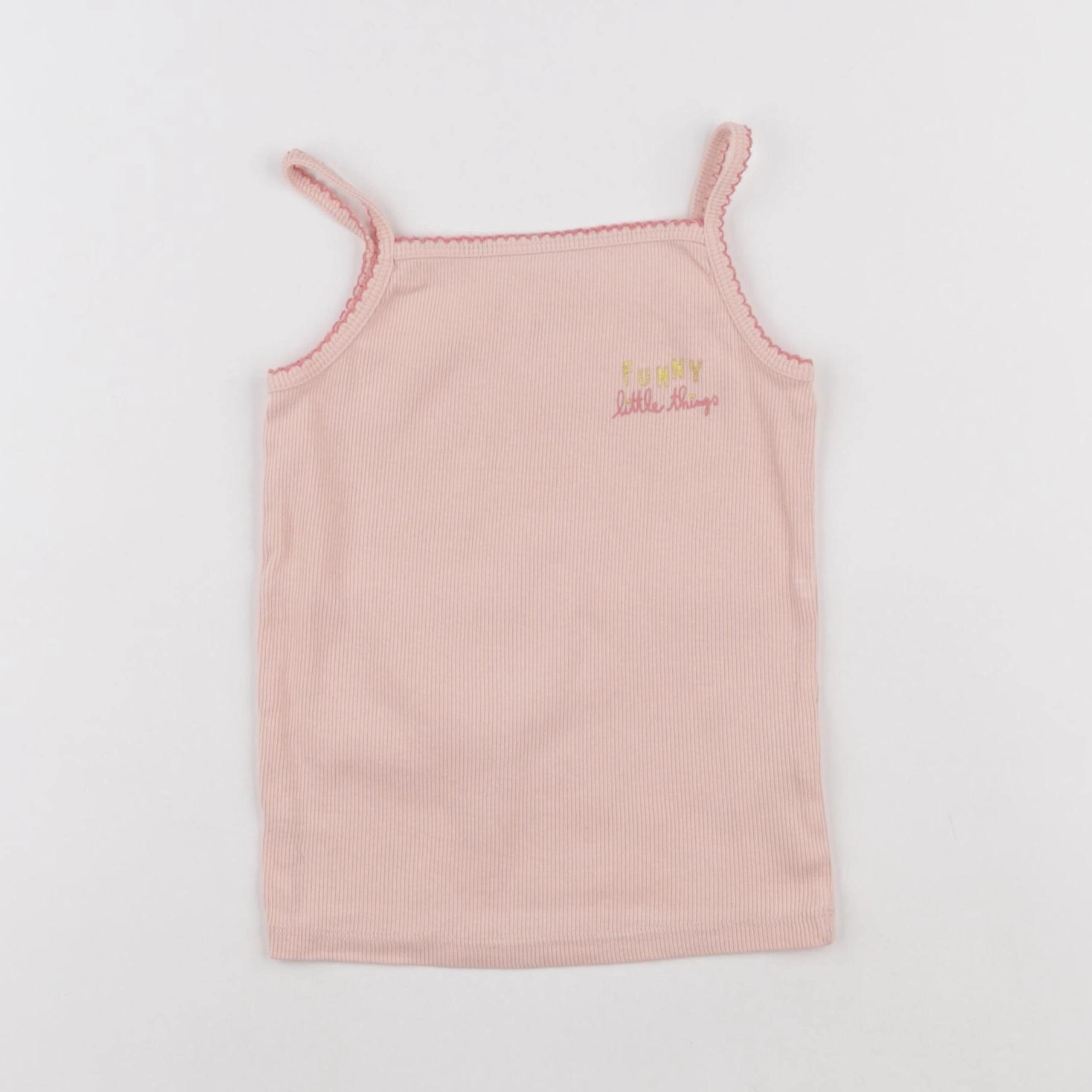Vertbaudet - maillot de corps rose - 4 ans