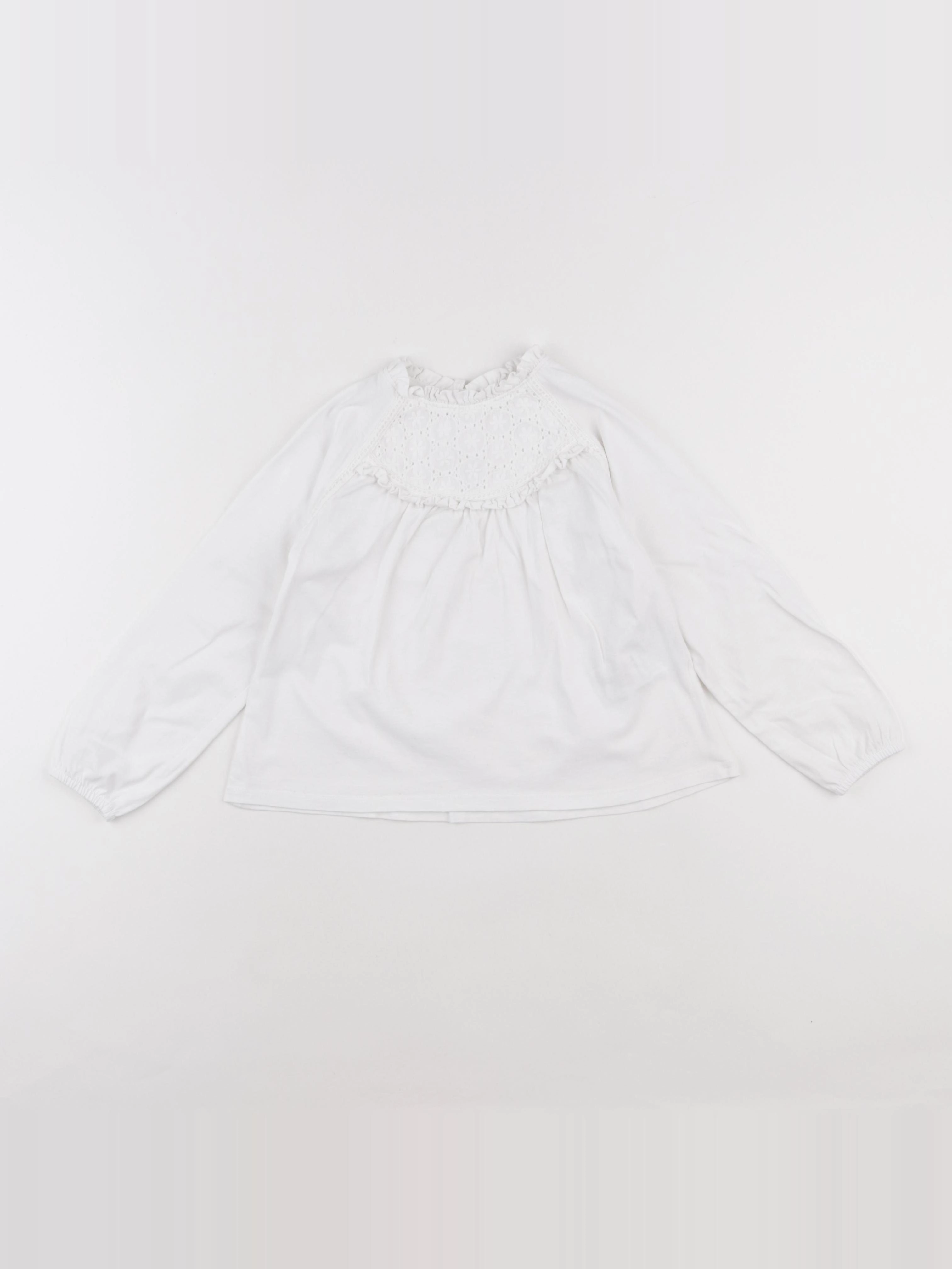 Vertbaudet - tee-shirt blanc - 4 ans