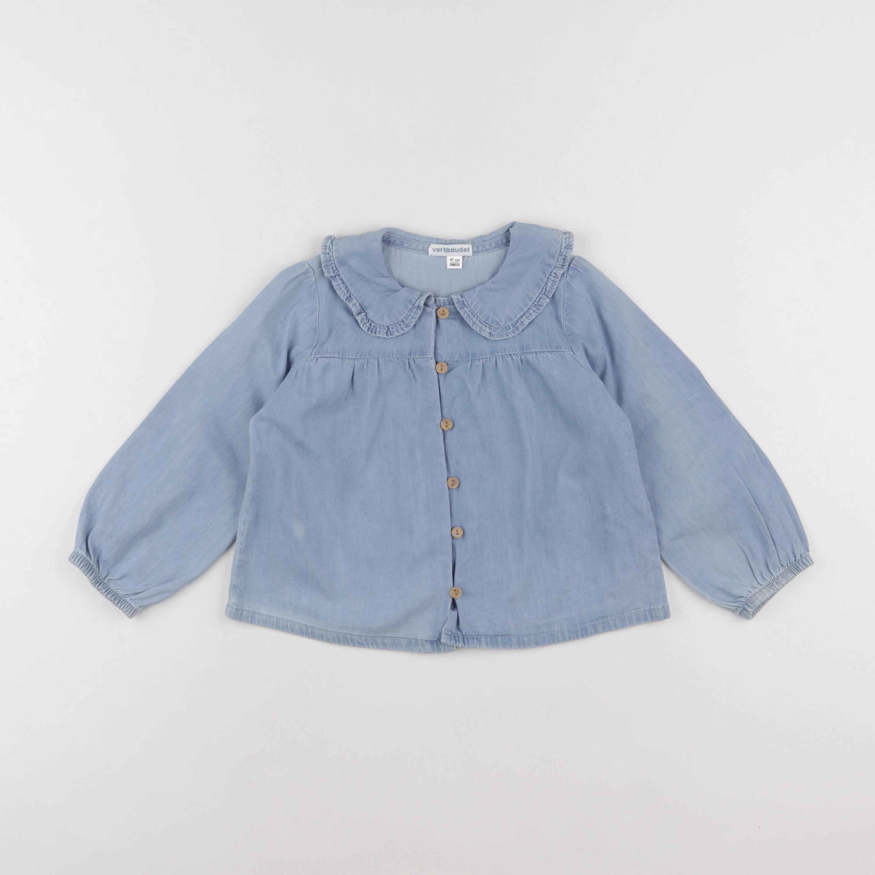 Vertbaudet - blouse bleu - 36 mois