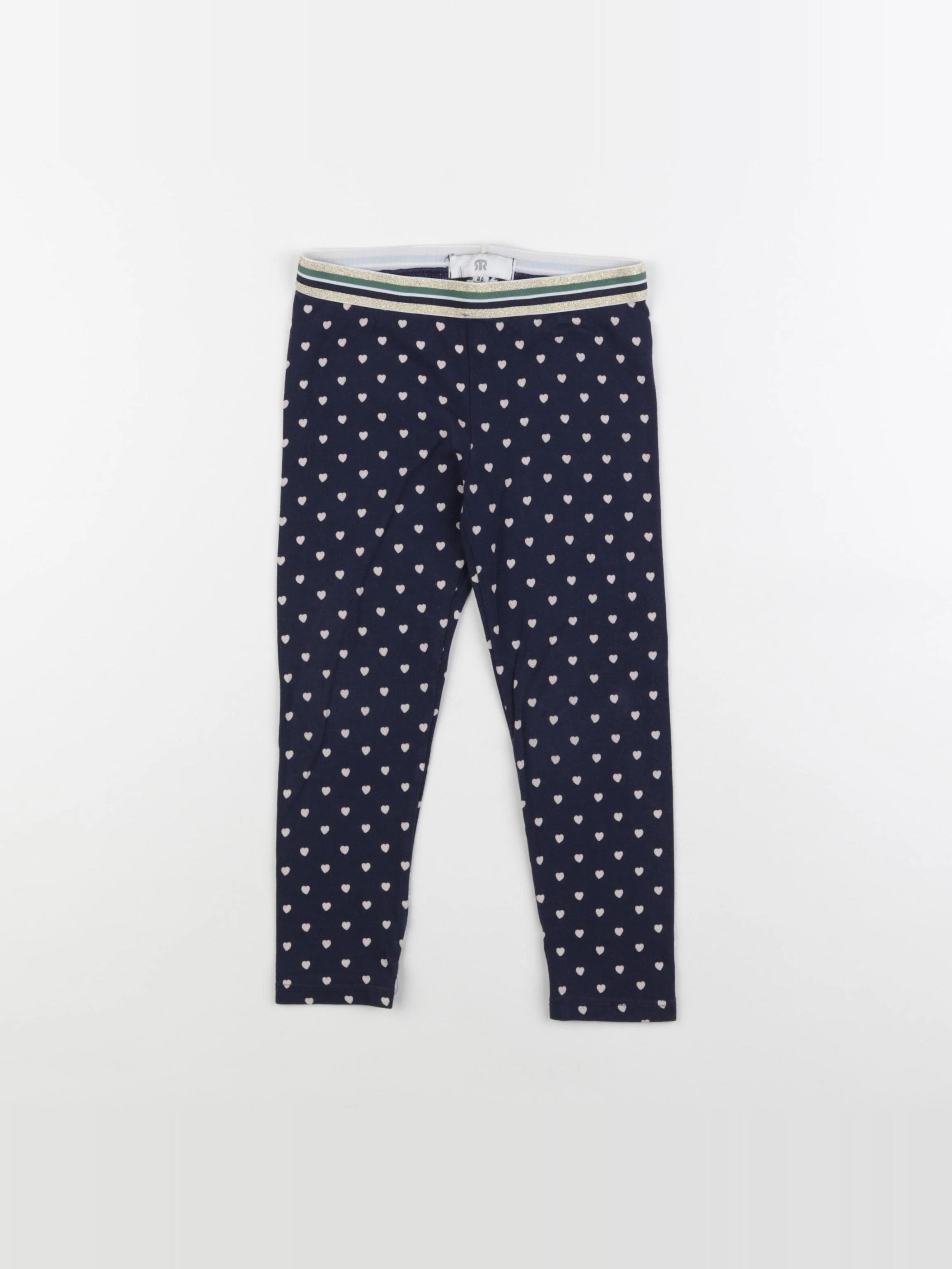 La Redoute - legging bleu - 4 ans
