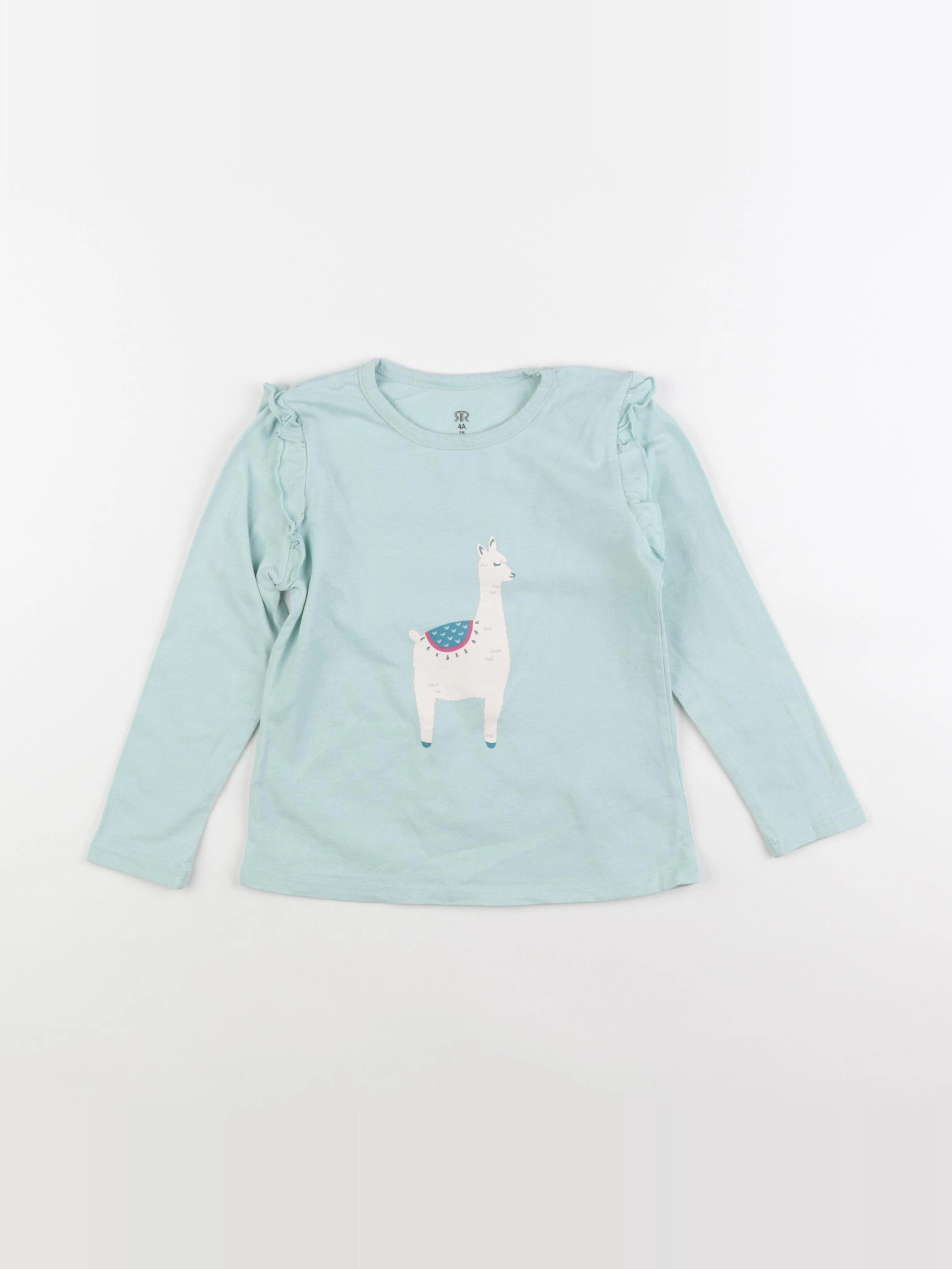 La Redoute - tee-shirt bleu - 4 ans
