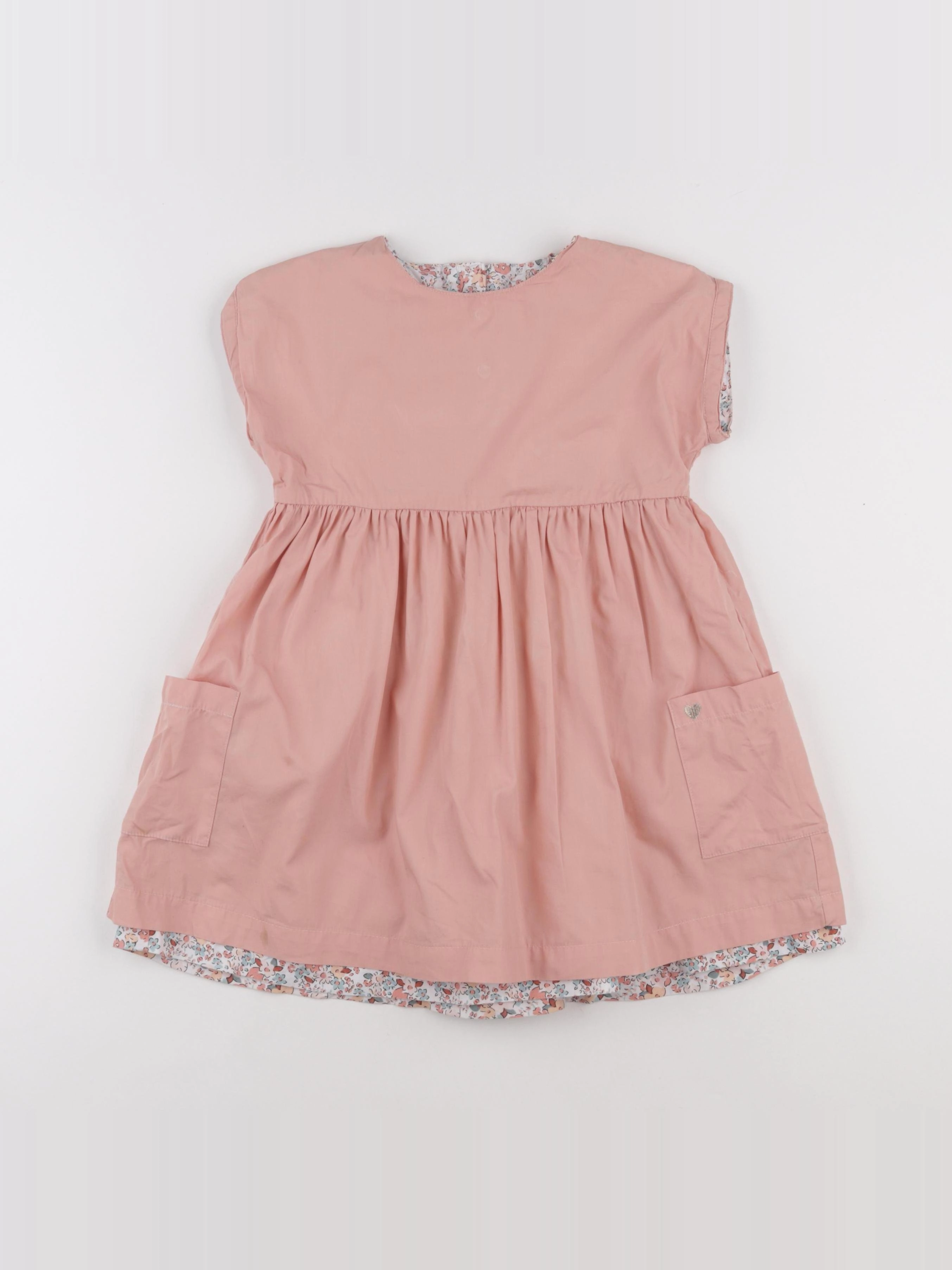 Vertbaudet - robe rose - 4 ans