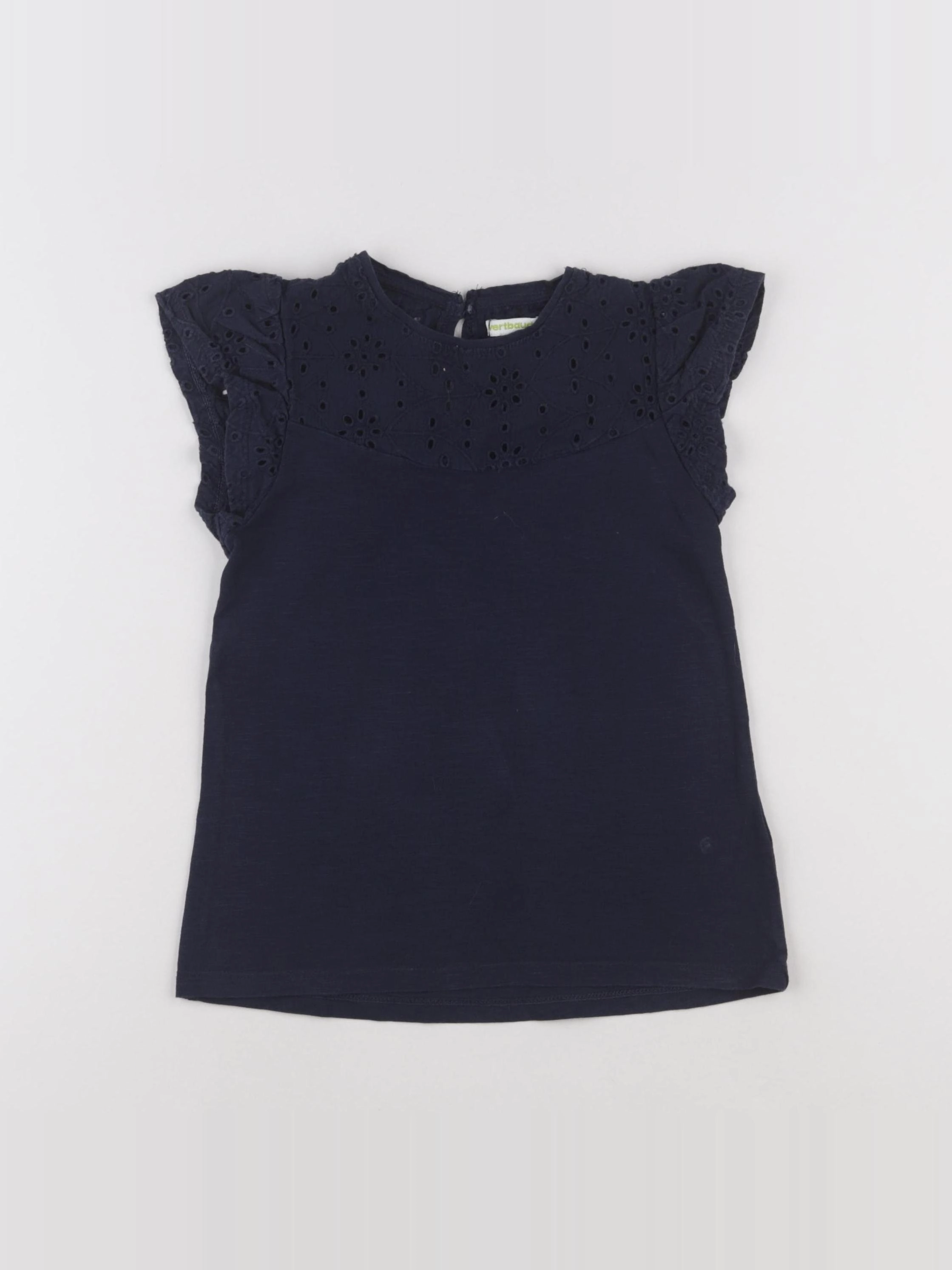 Vertbaudet - tee-shirt bleu - 8 ans