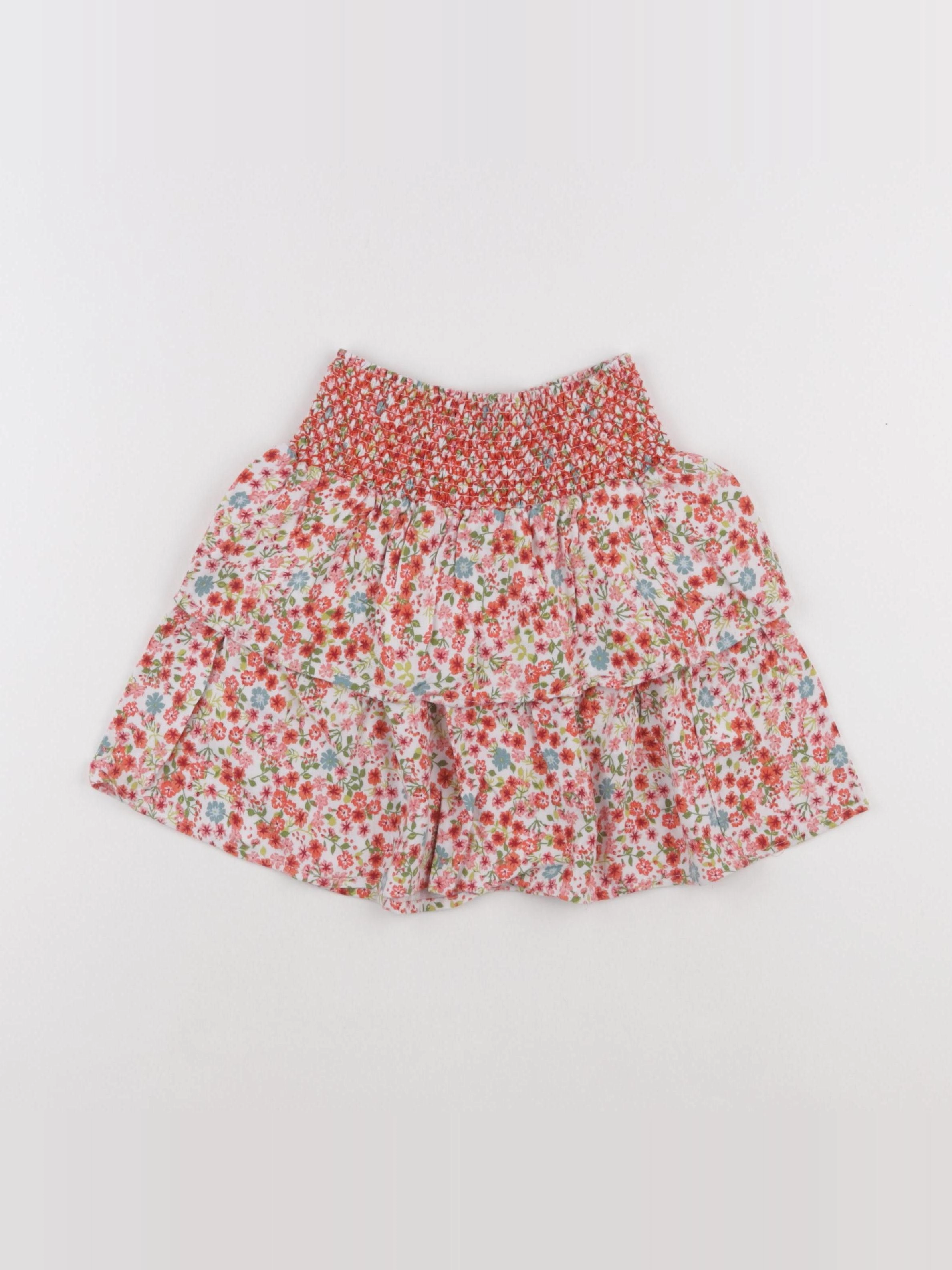 Vertbaudet - jupe multicolore - 7 ans