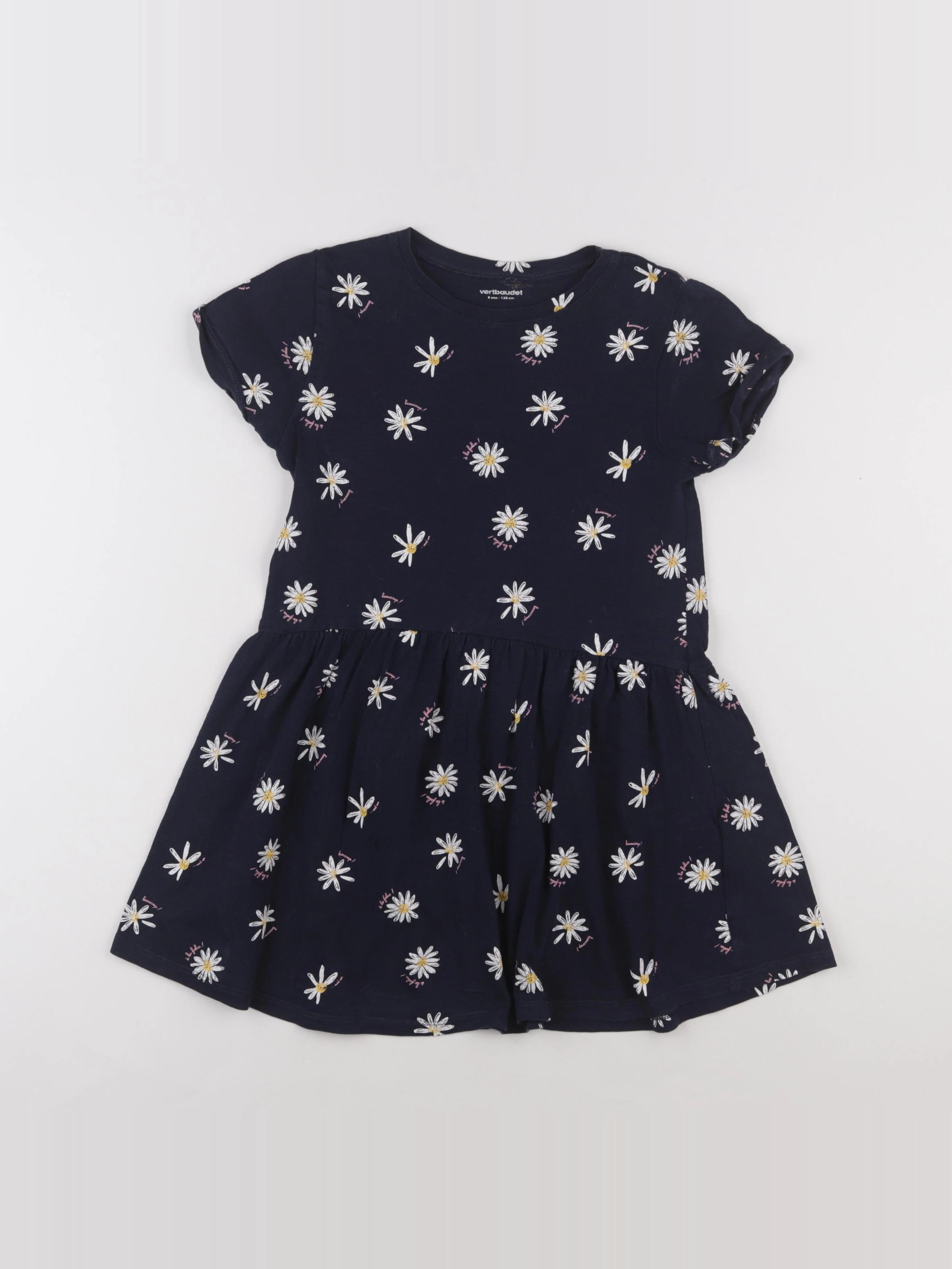 Vertbaudet - robe bleu - 8 ans