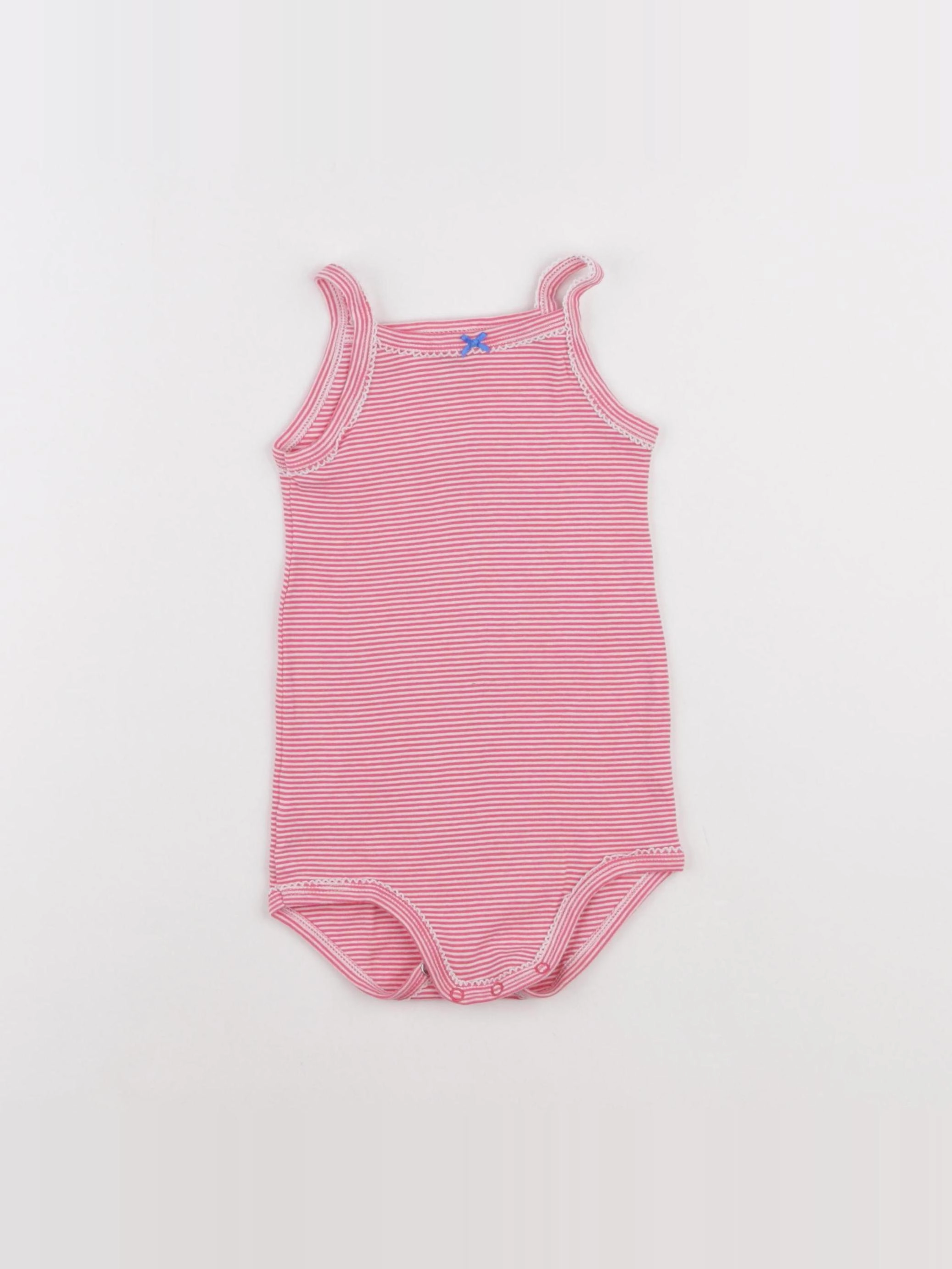 Petit Bateau - body rose - 24 mois