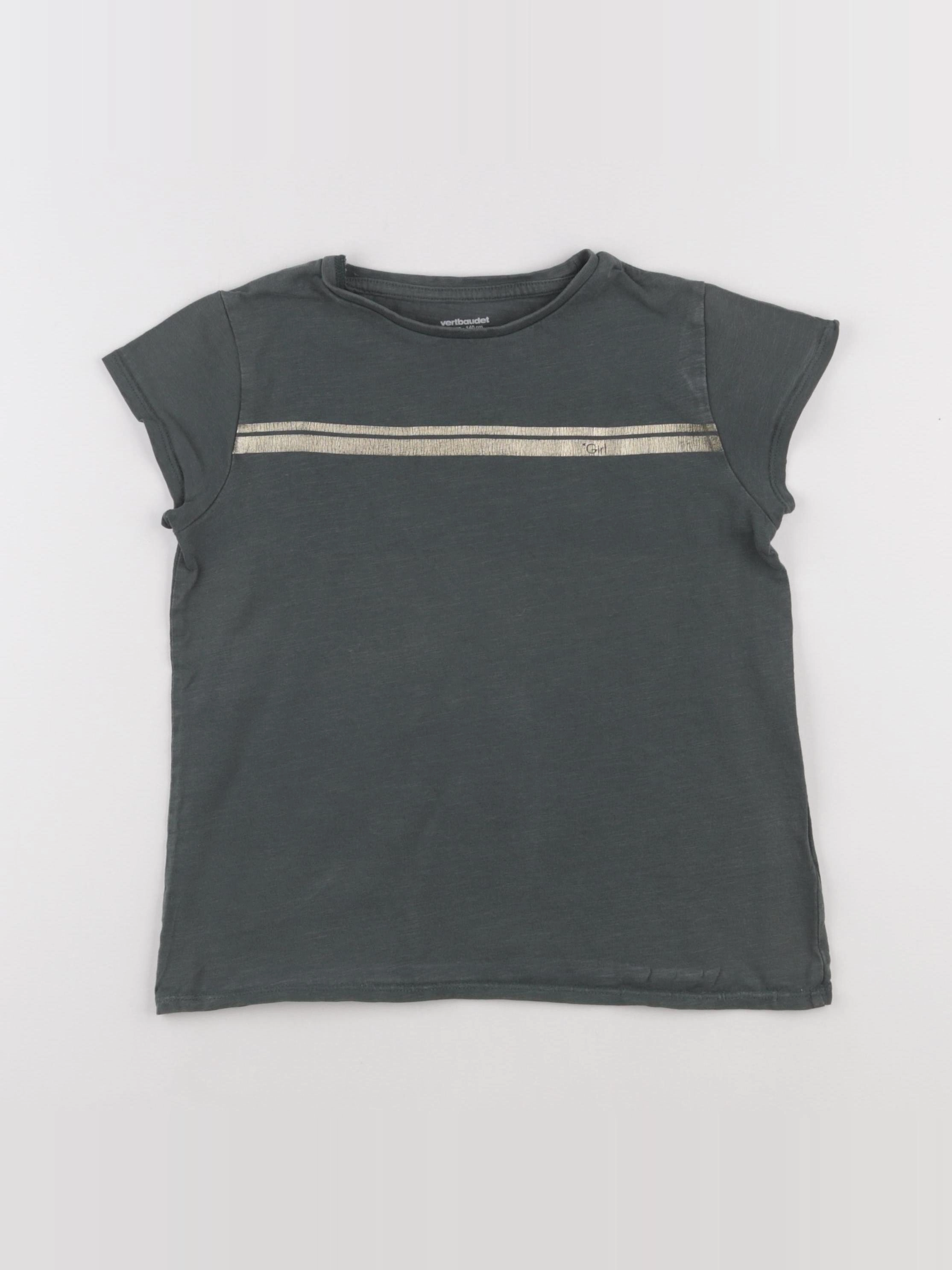 Vertbaudet - tee-shirt vert - 10 ans