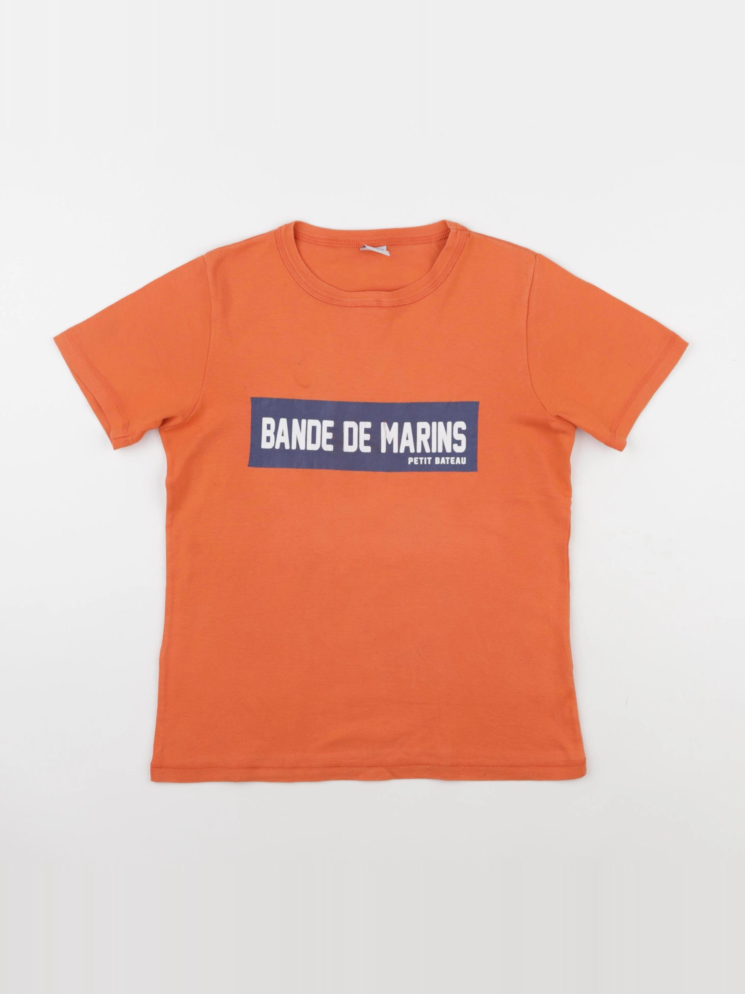 Petit Bateau - tee-shirt orange - 12 ans