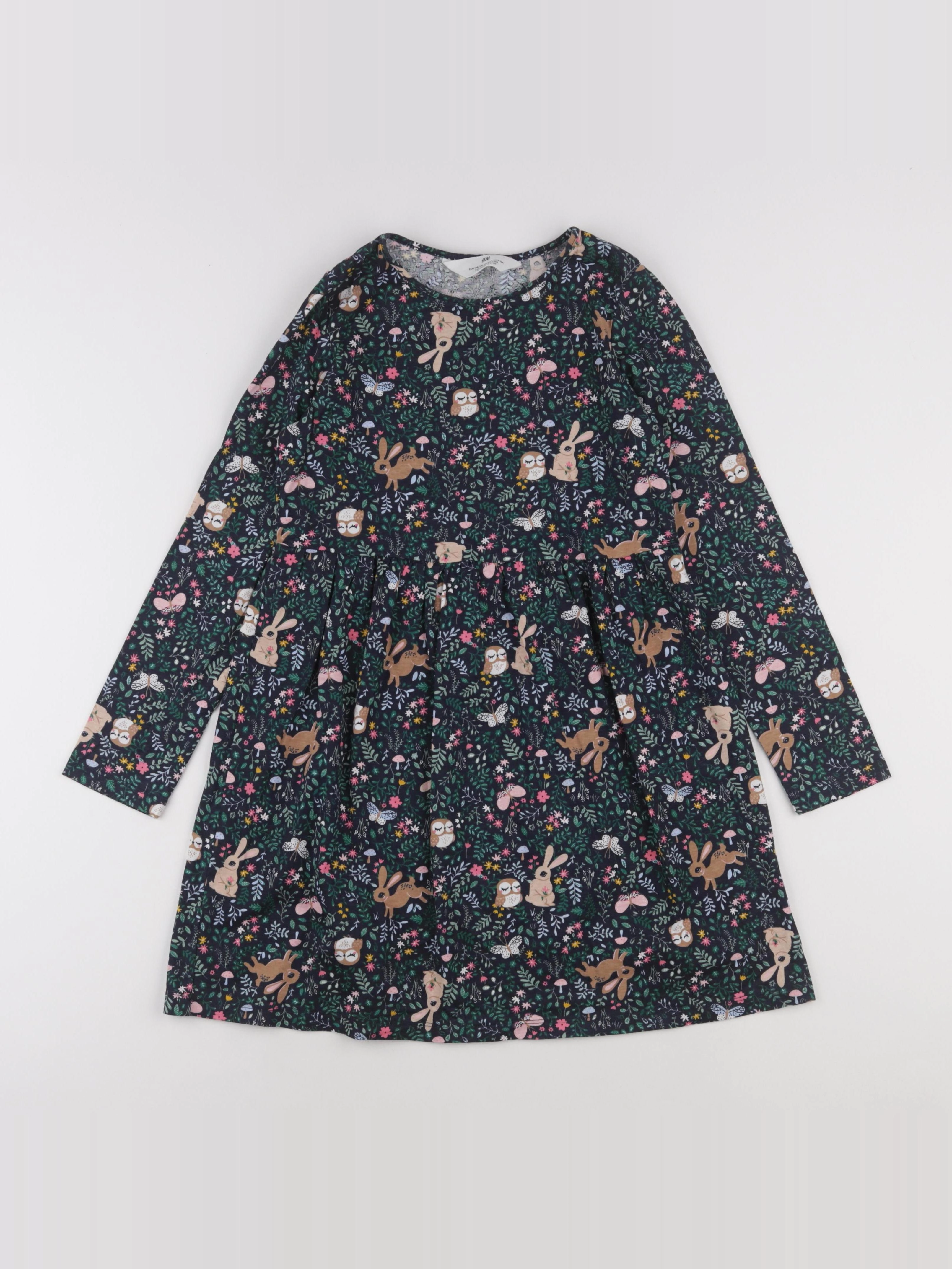 H&M - robe multicolore - 8/10 ans