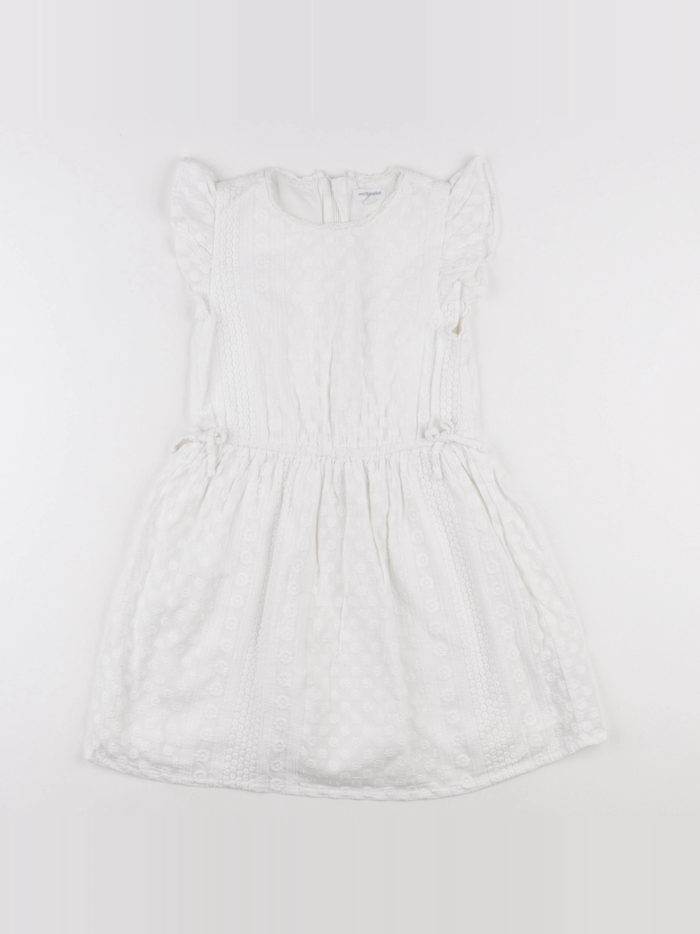 Vertbaudet - robe blanc - 9 ans