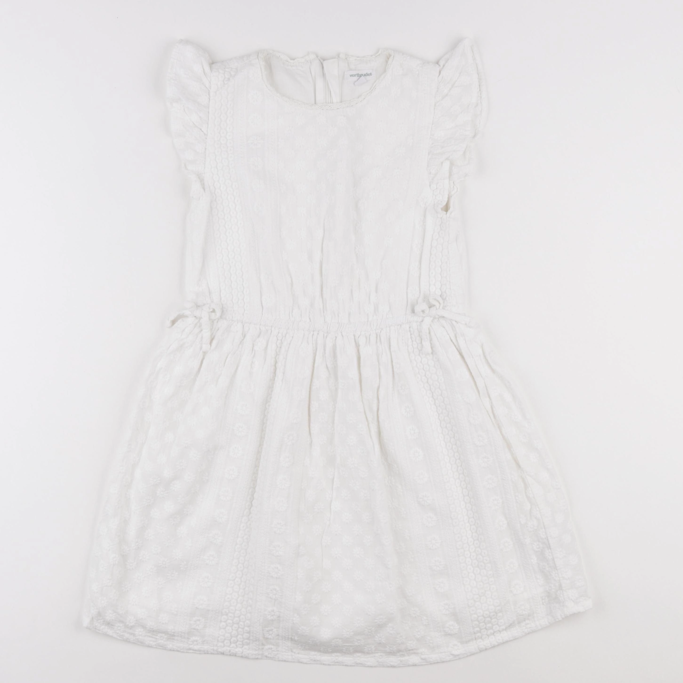 Vertbaudet - robe blanc - 9 ans