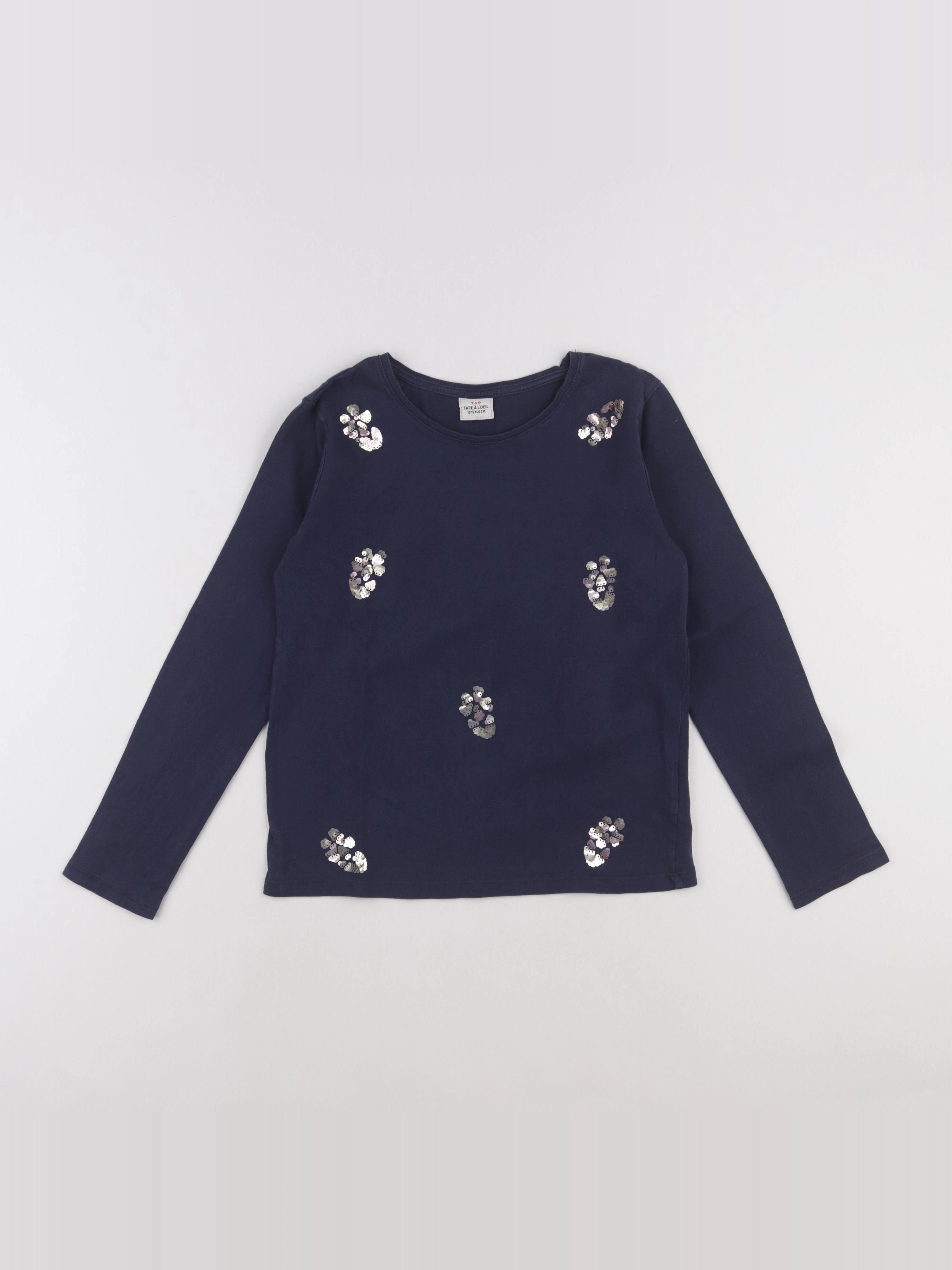 Tape à l'oeil - tee-shirt bleu - 10 ans
