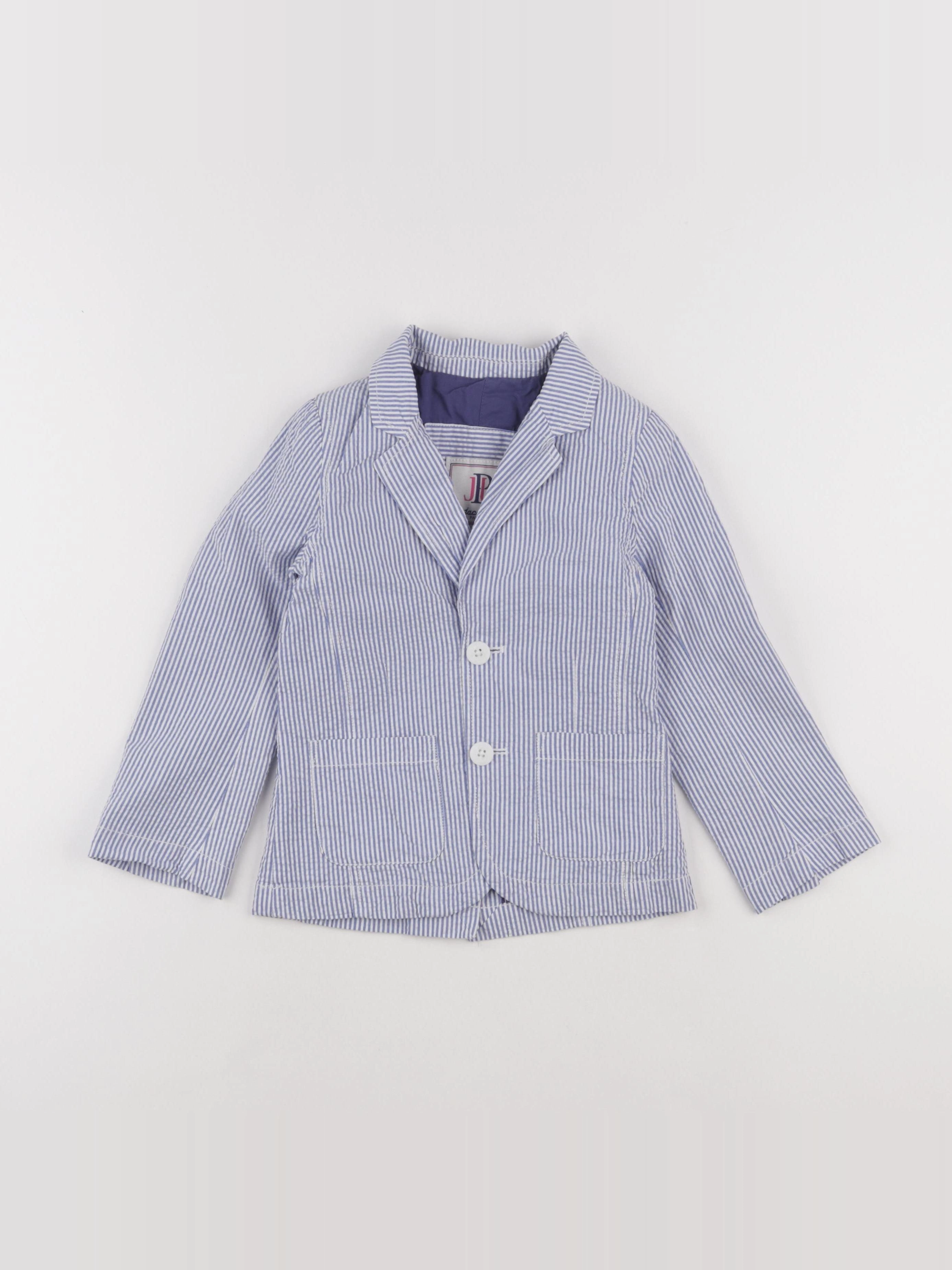 Jacadi - veste blanc, bleu - 5 ans